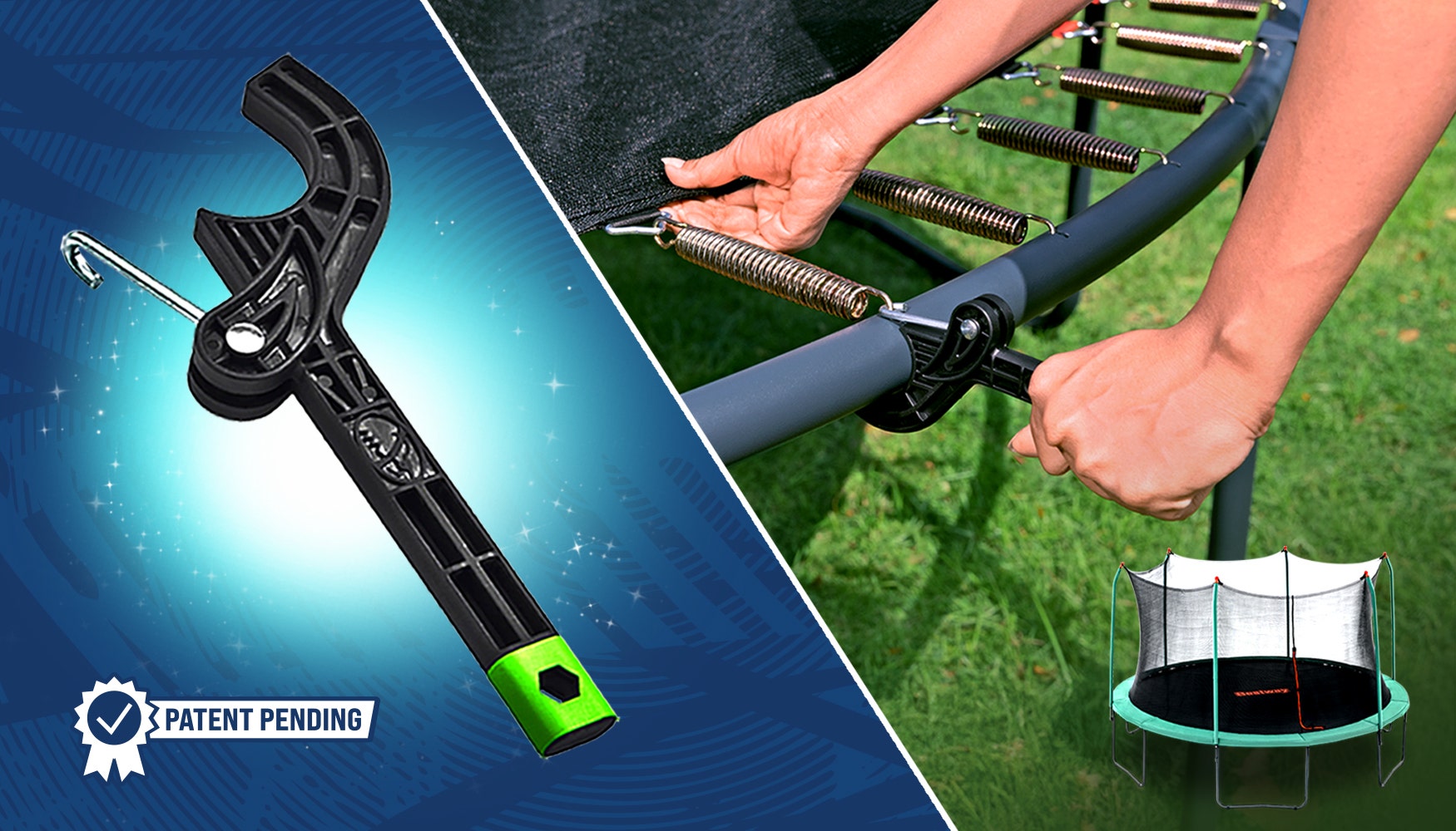 Bestway Innovations Series: QuickSpring Outdoor Trampoline Tool