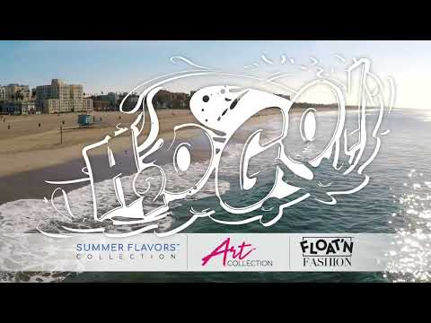 Cargar vídeo: Flotador de piscina H2OGO! Dreamsicle Popsicle Lounge de 180 cm