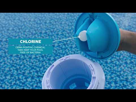 Load video: Bestway Pool Chemical Starter Kit with Chlorine