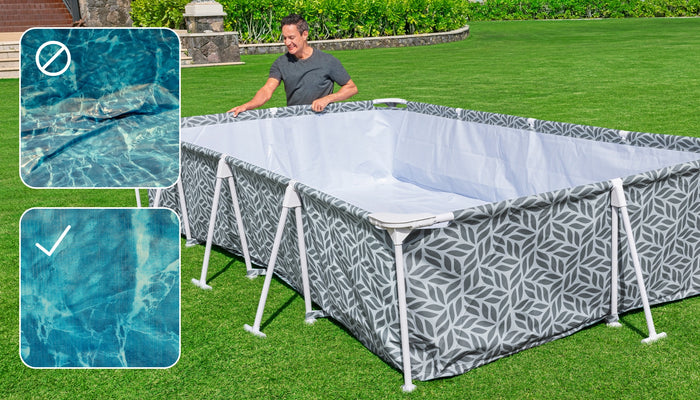 How to Get Wrinkles Out of a Pool Liner