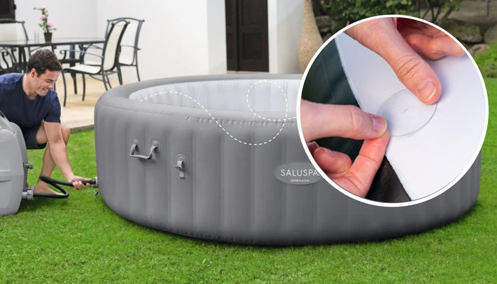 How to Find and Patch an Inflatable Hot Tub Puncture