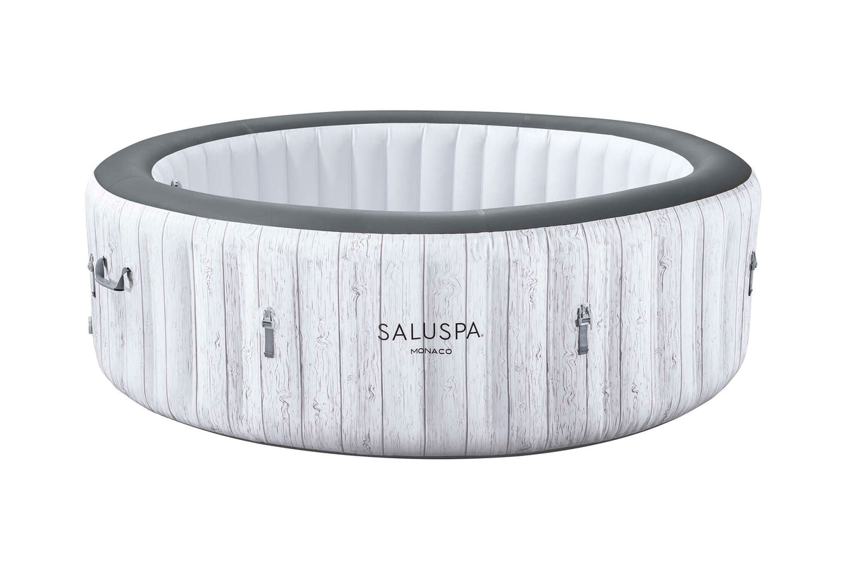 SaluSpa 85" x 28" Monica AirJet Hot Tub Liner Replacement, White Wood Grain