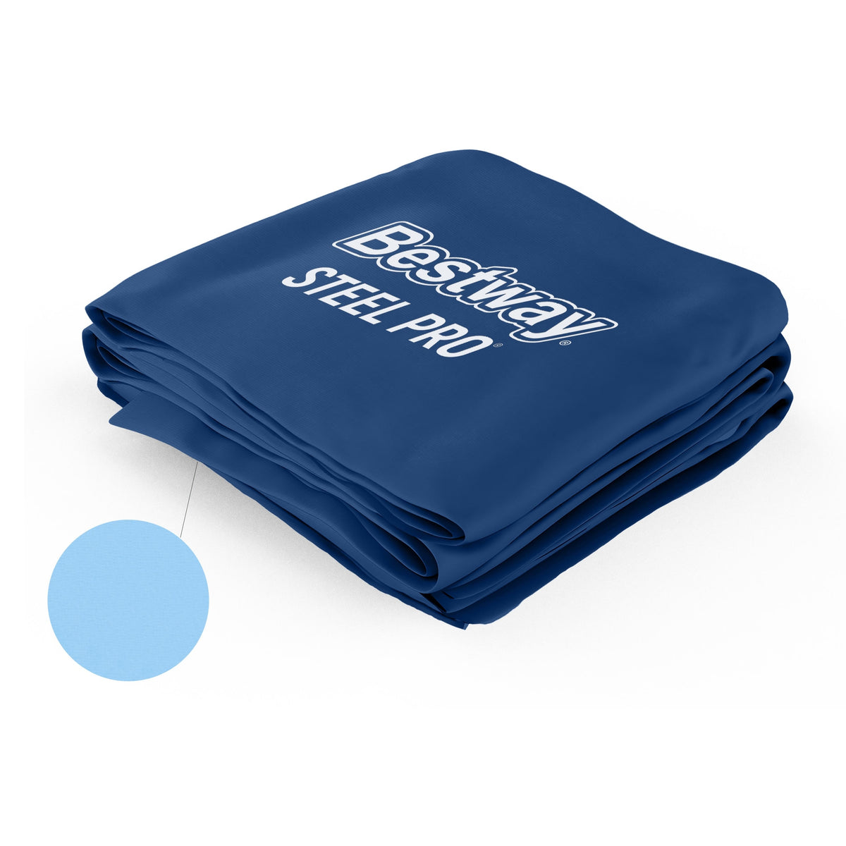 Steel Pro 9'10" x 6'7" x 26" Rectangular Above Ground Pool Liner Replacement, Blue