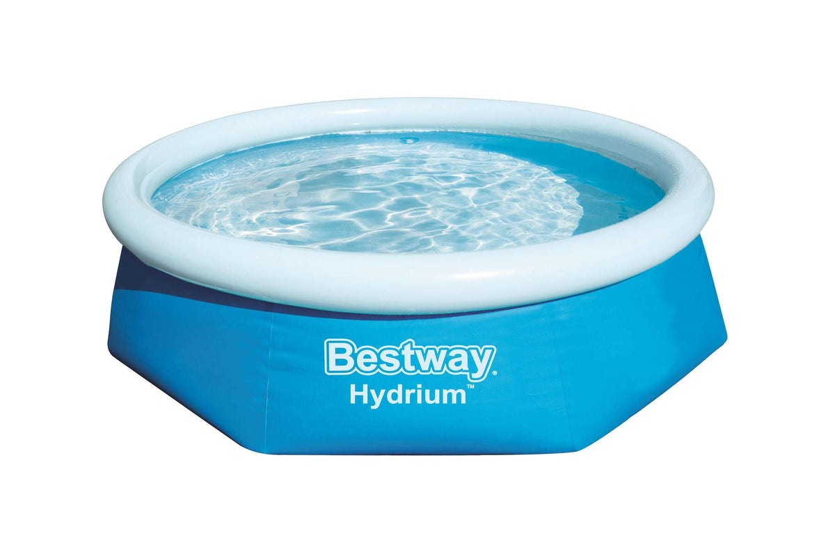 Fast Set 8' x 30" Round Above Ground Pool Liner Replacement, Blue