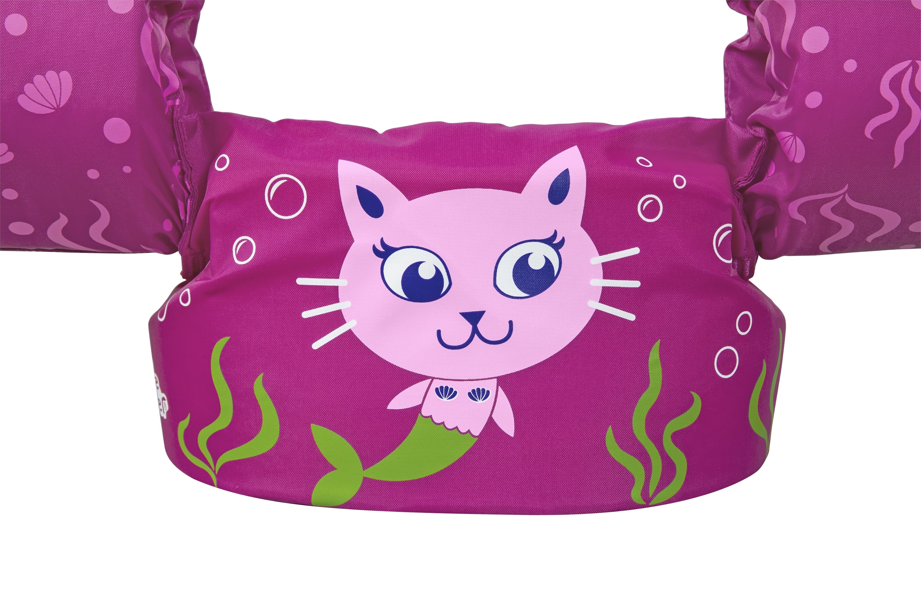 Gilet de sauvetage de luxe pour enfants Puddle Jumper en tissu violet avec brassards