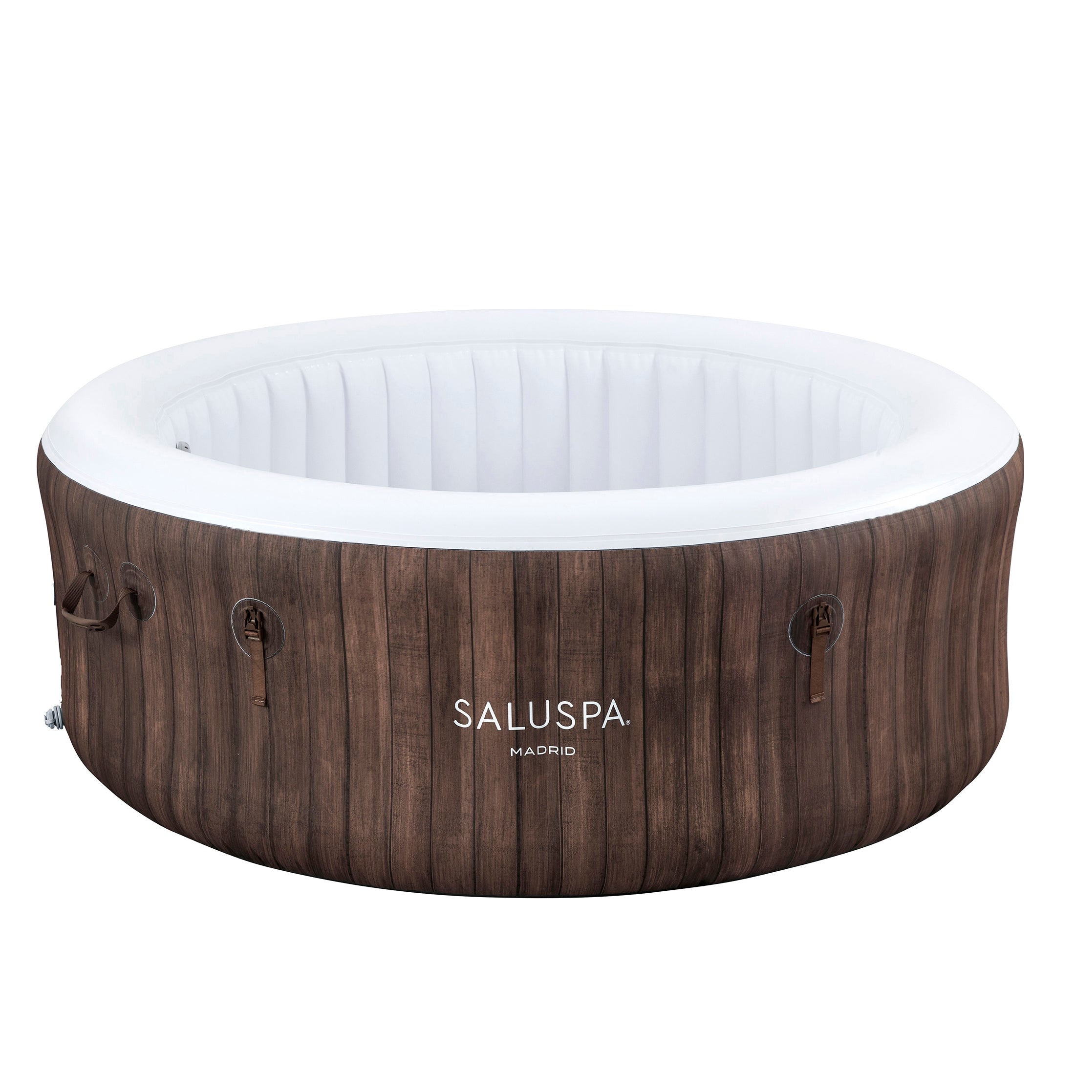 SaluSpa Madrid AirJet Hot Tub Liner Replacement, Brown Wood Grain