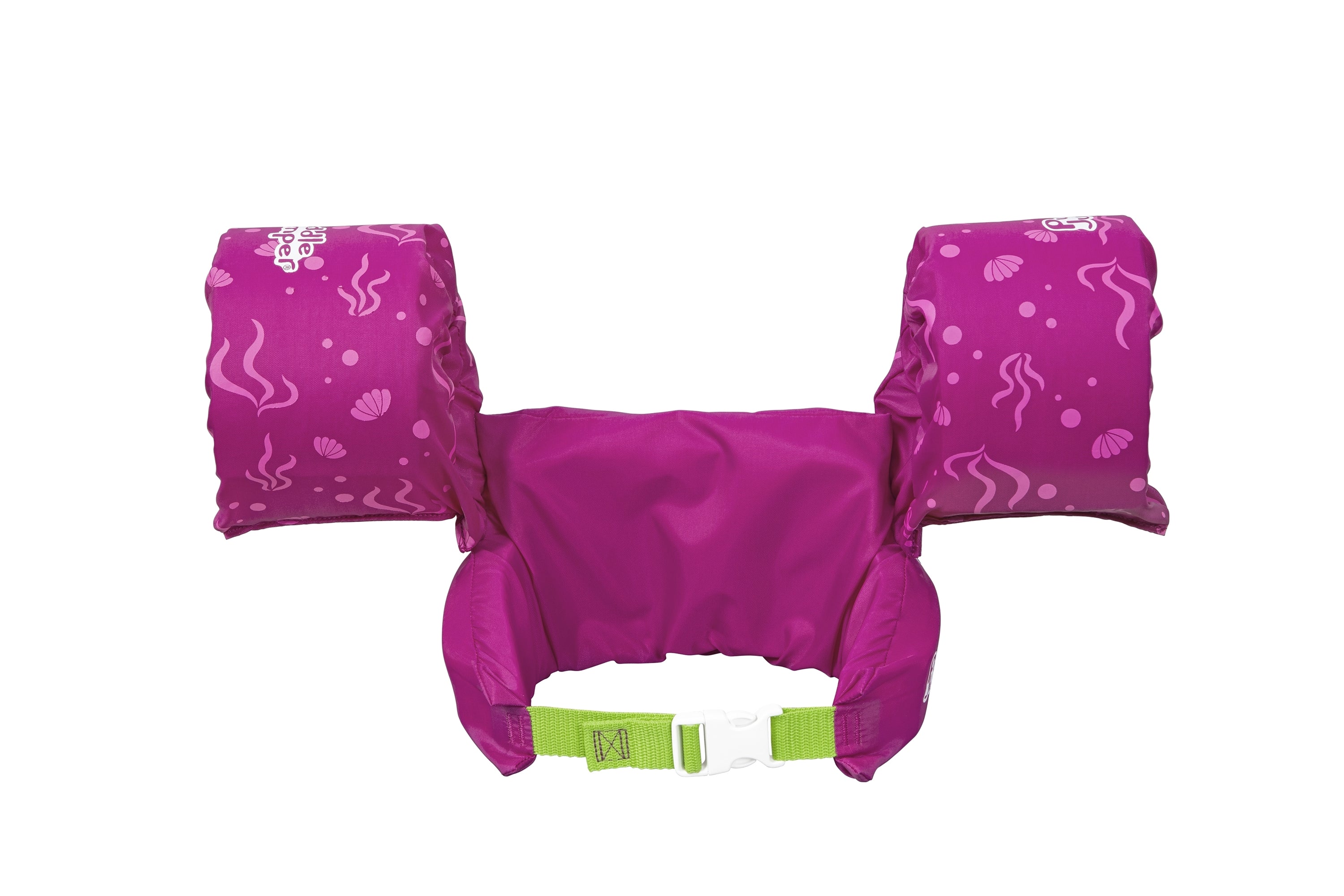 Gilet de sauvetage de luxe pour enfants Puddle Jumper en tissu violet avec brassards