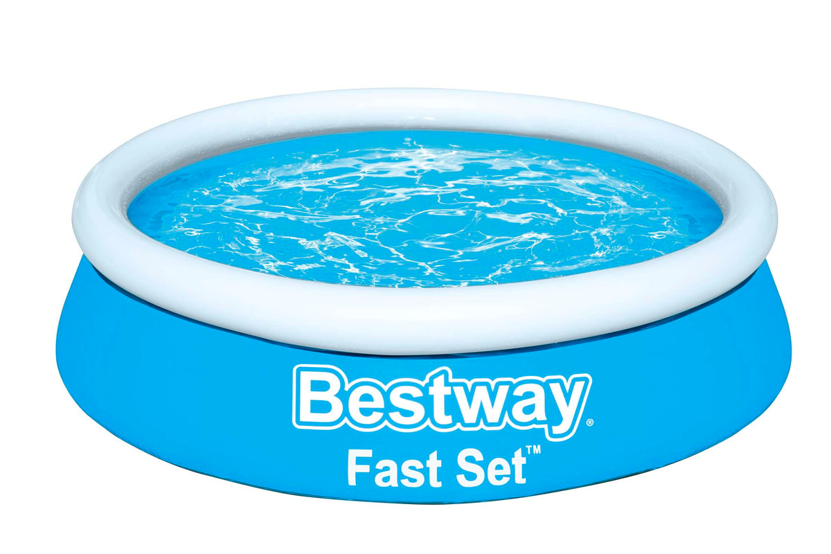 Fast Set 6' x 20" Round Above Ground Pool Liner Replacement, Blue