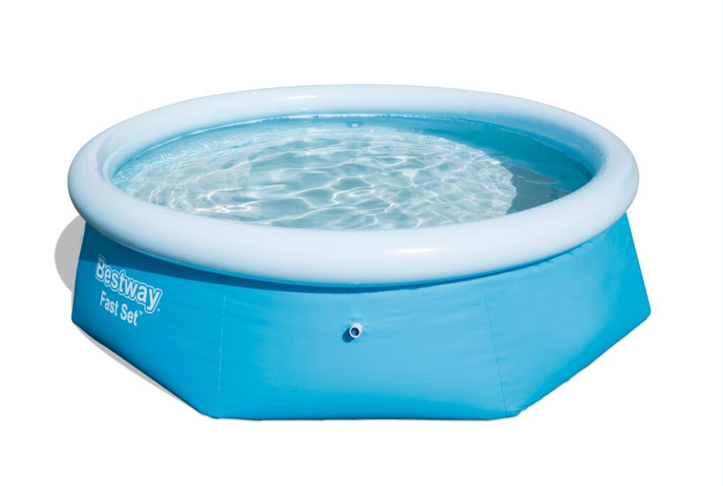 Fast Set 10' x 30" Round Above Ground Pool Liner Replacement, Blue