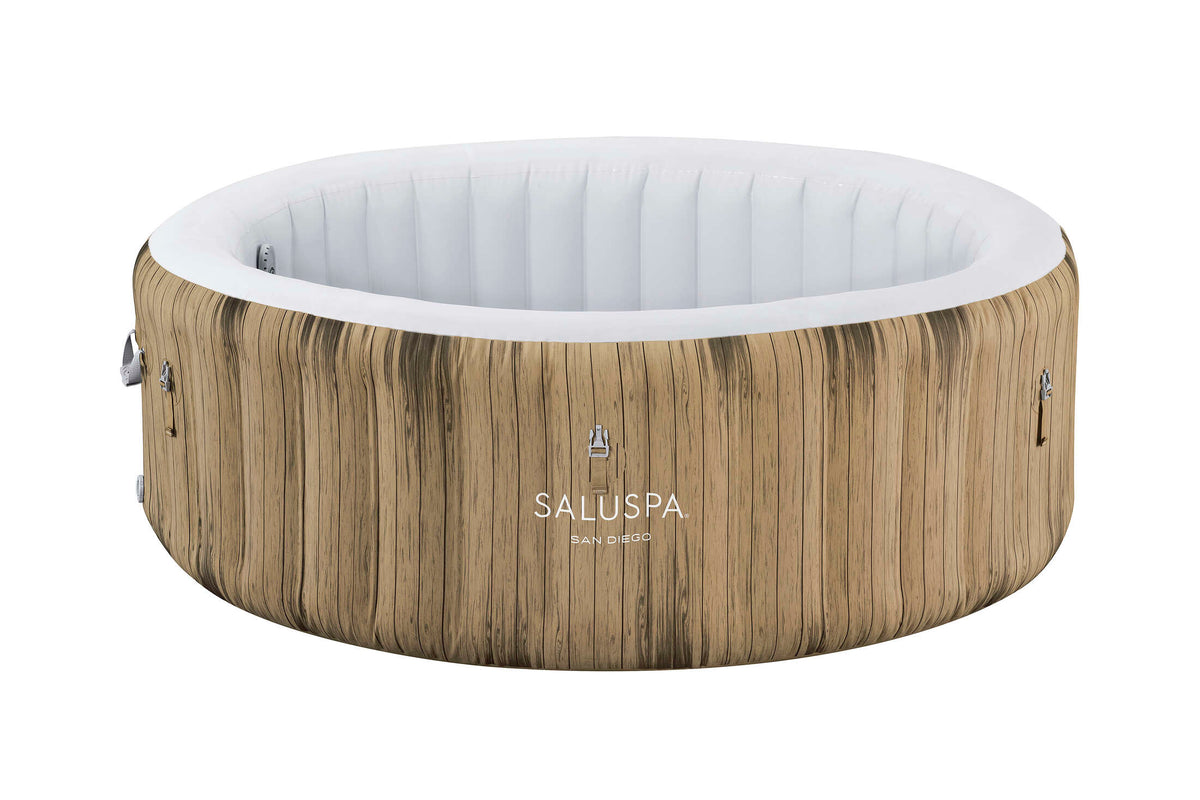 SaluSpa 77" x 26" San Diego AirJet Hot Tub Liner Replacement, Brown Wood