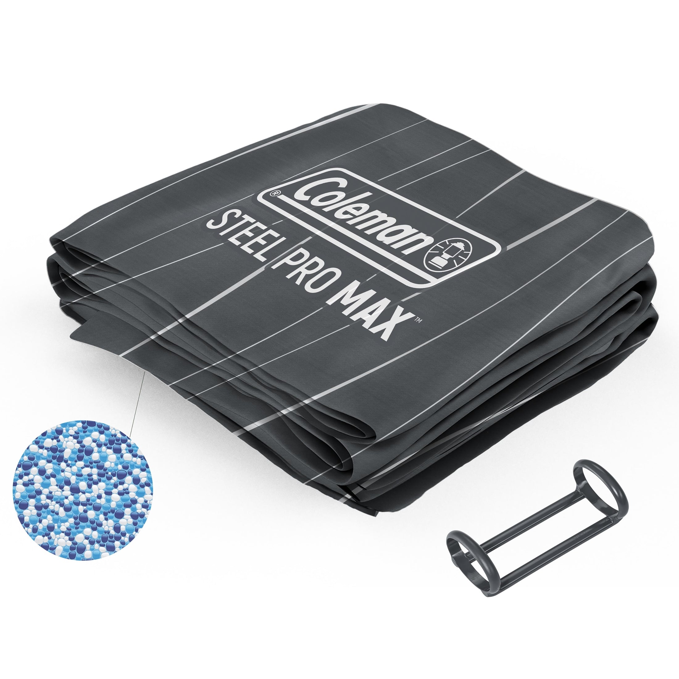 Coleman Steel Pro Max 15' x 42" Round Above Ground Pool Liner Replacement, Gray