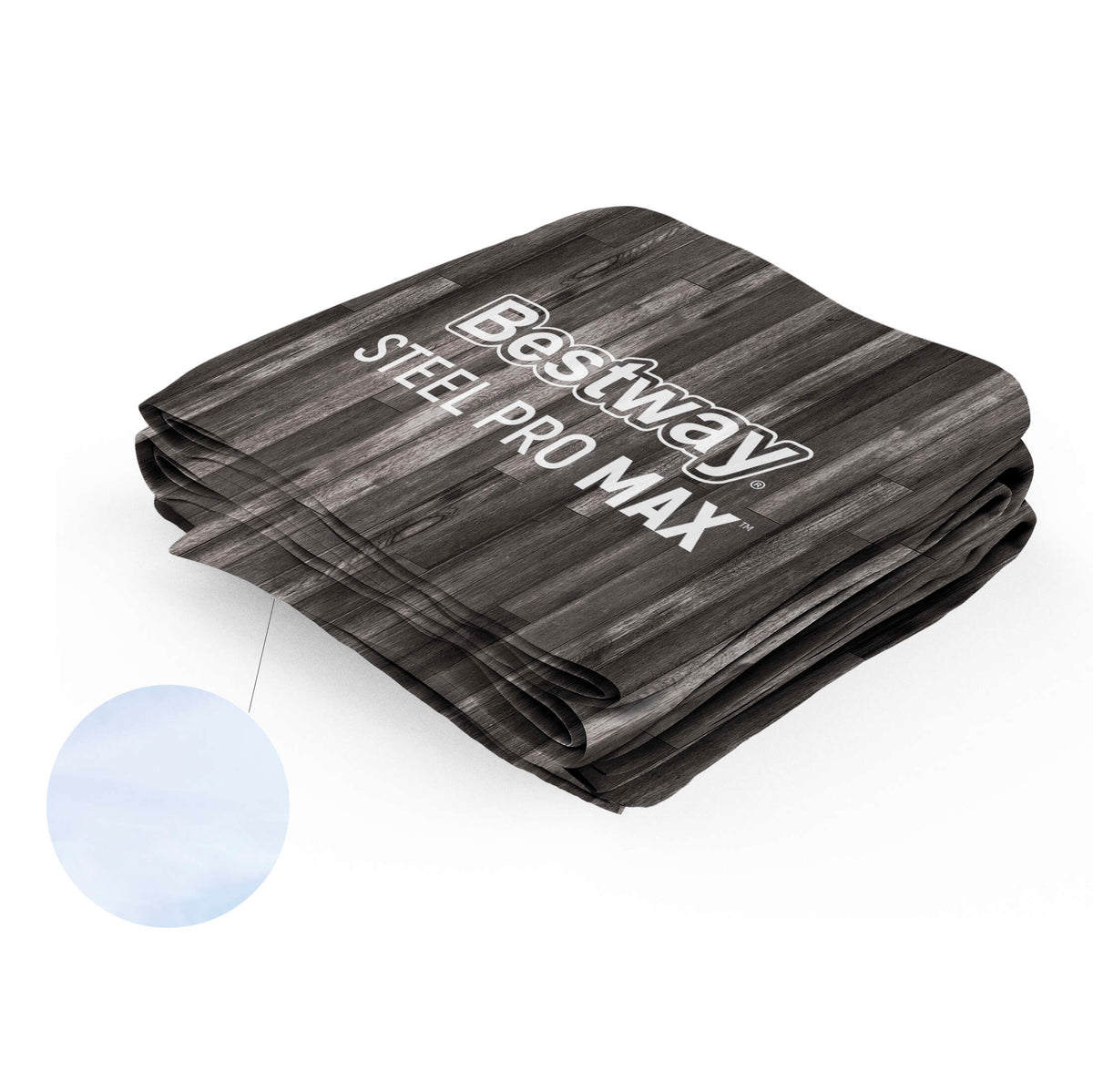 Steel Pro Max 16' x 10' x 42" Oval Above Ground Pool Liner Replacement, Brown
