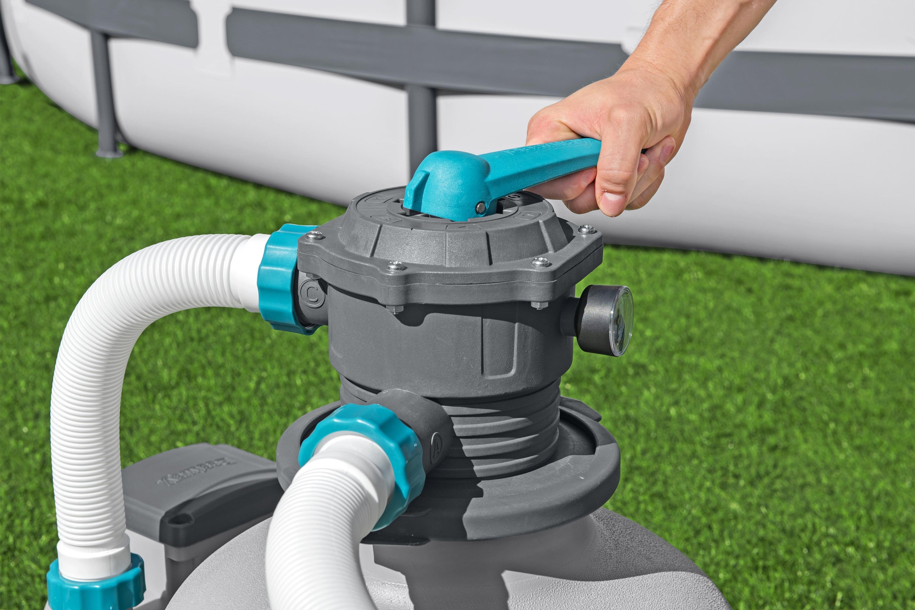Bestway 3,000 gal. Above Ground Pool Sand Filter Pump