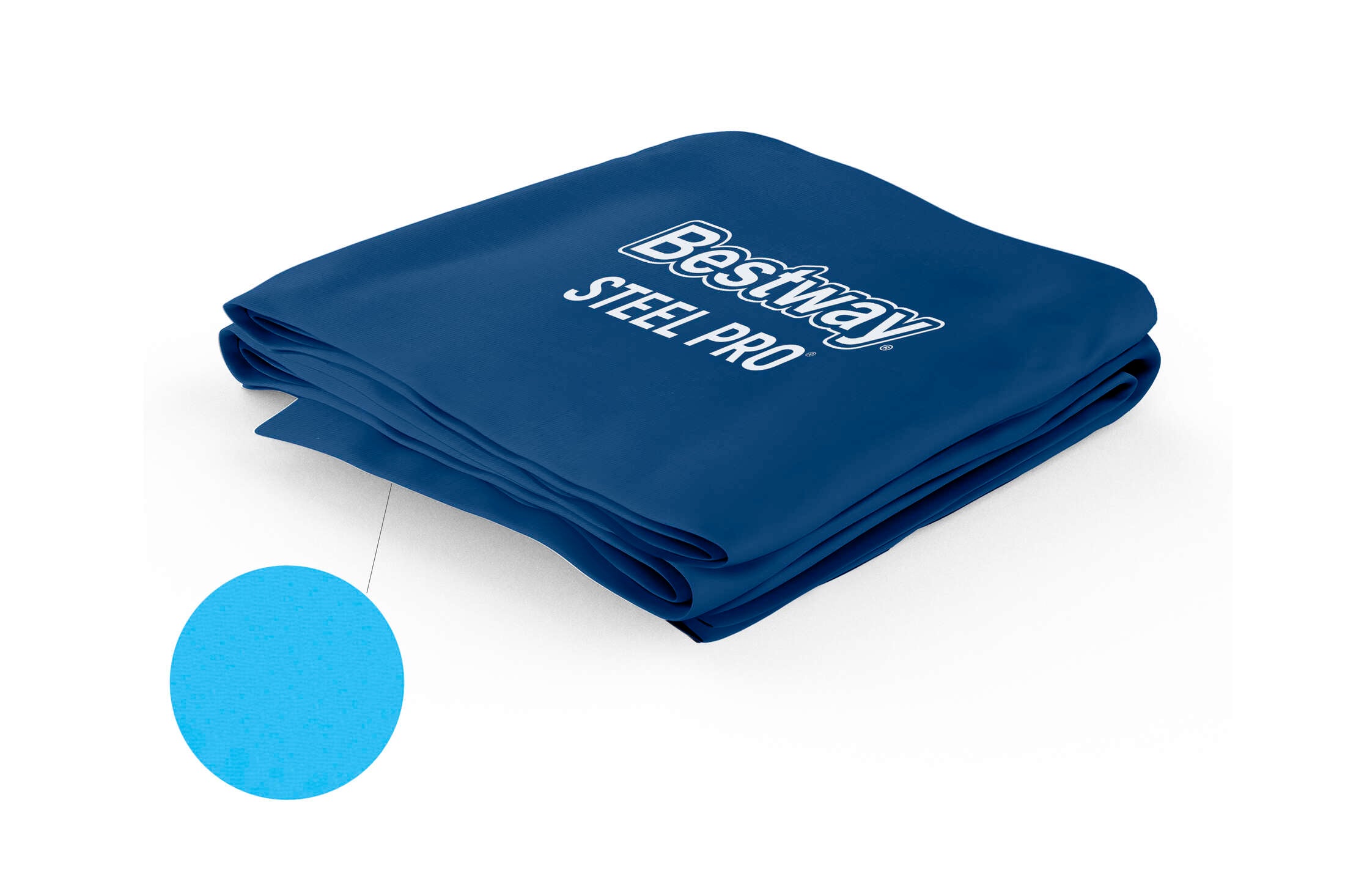 Steel Pro 9'10" x 6'7" x 26" Rectangular Above Ground Pool Liner Replacement, Blue