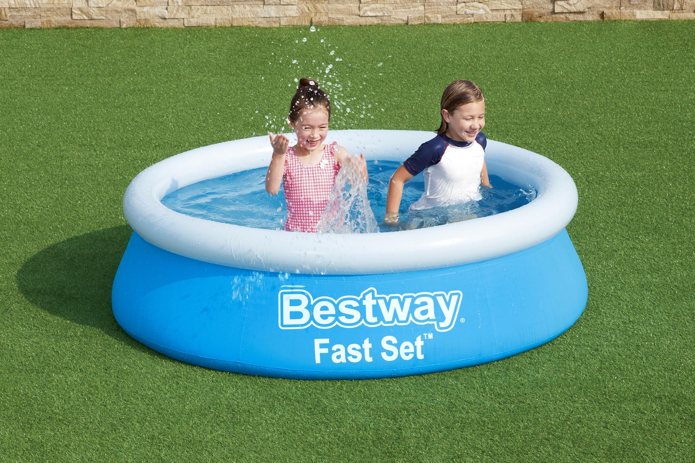 Bestway Fast Set 6’ x 20” Round Inflatable Pool
