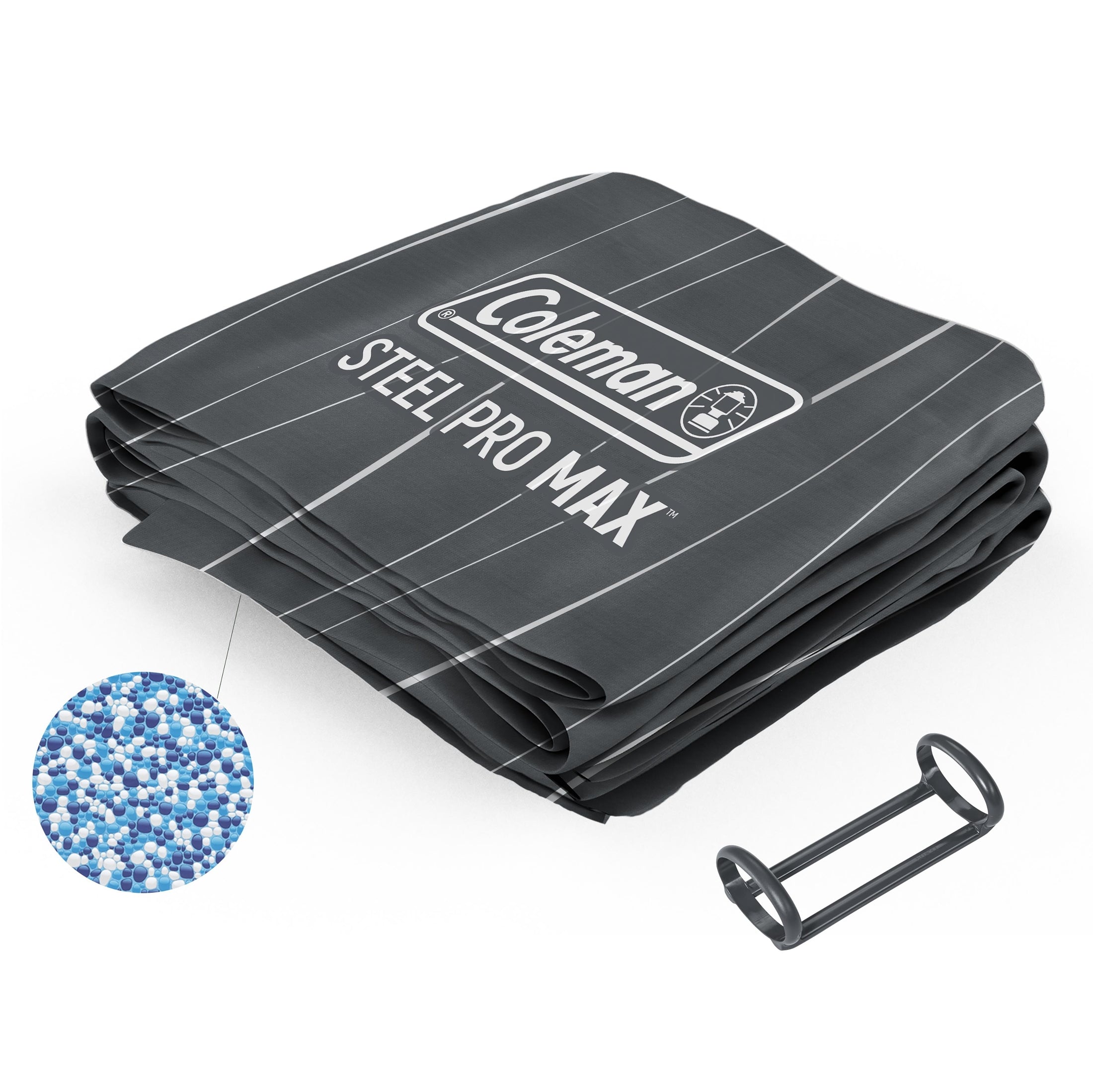 Steel Pro Max 18' x 48" Round Above Ground Pool Liner Replacement, Gray