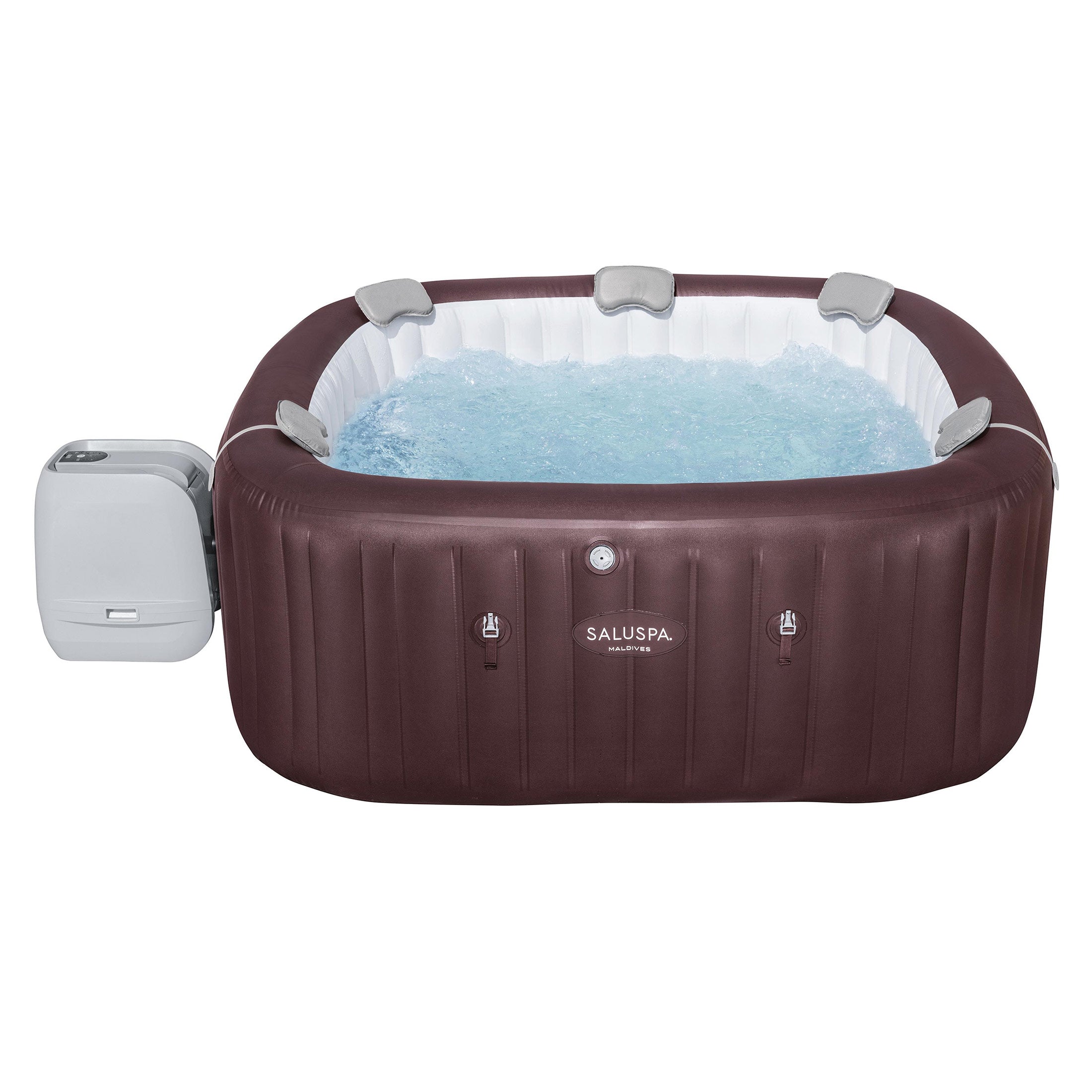 SaluSpa Maldives Energy-Efficient Smart HydroJet Pro Inflatable Hot Tub with App Control 5-7 person