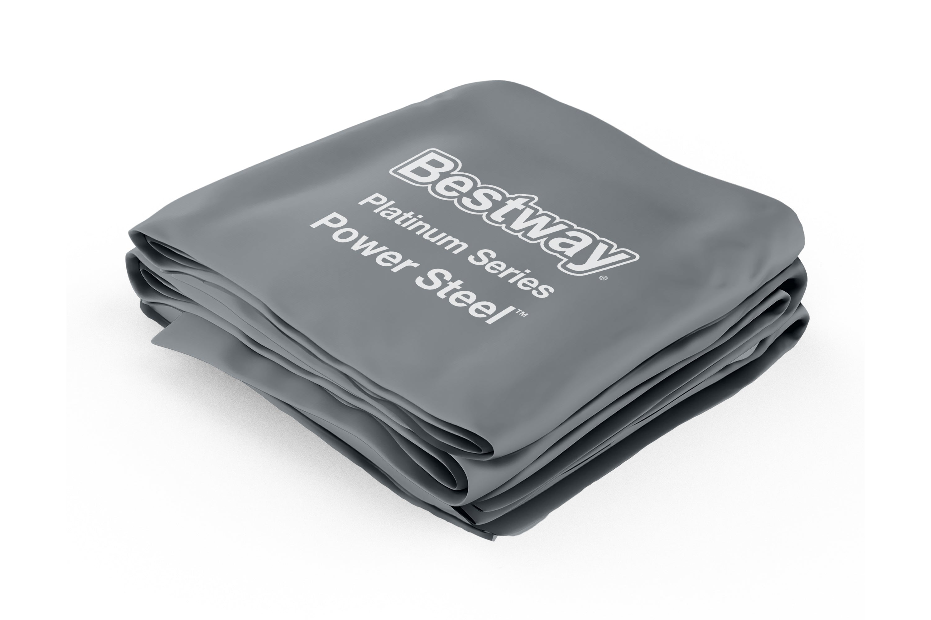 Power Steel Platinum Series 31'4" x 16' x 52" Rectangular Above Ground Pool Liner Replacement, Gray