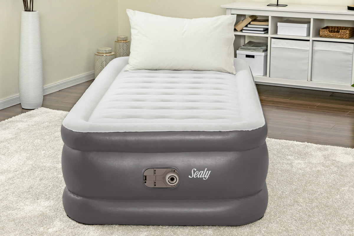 Sealy Tritech Air Mattress Twin 20” with Built-in AC Pump