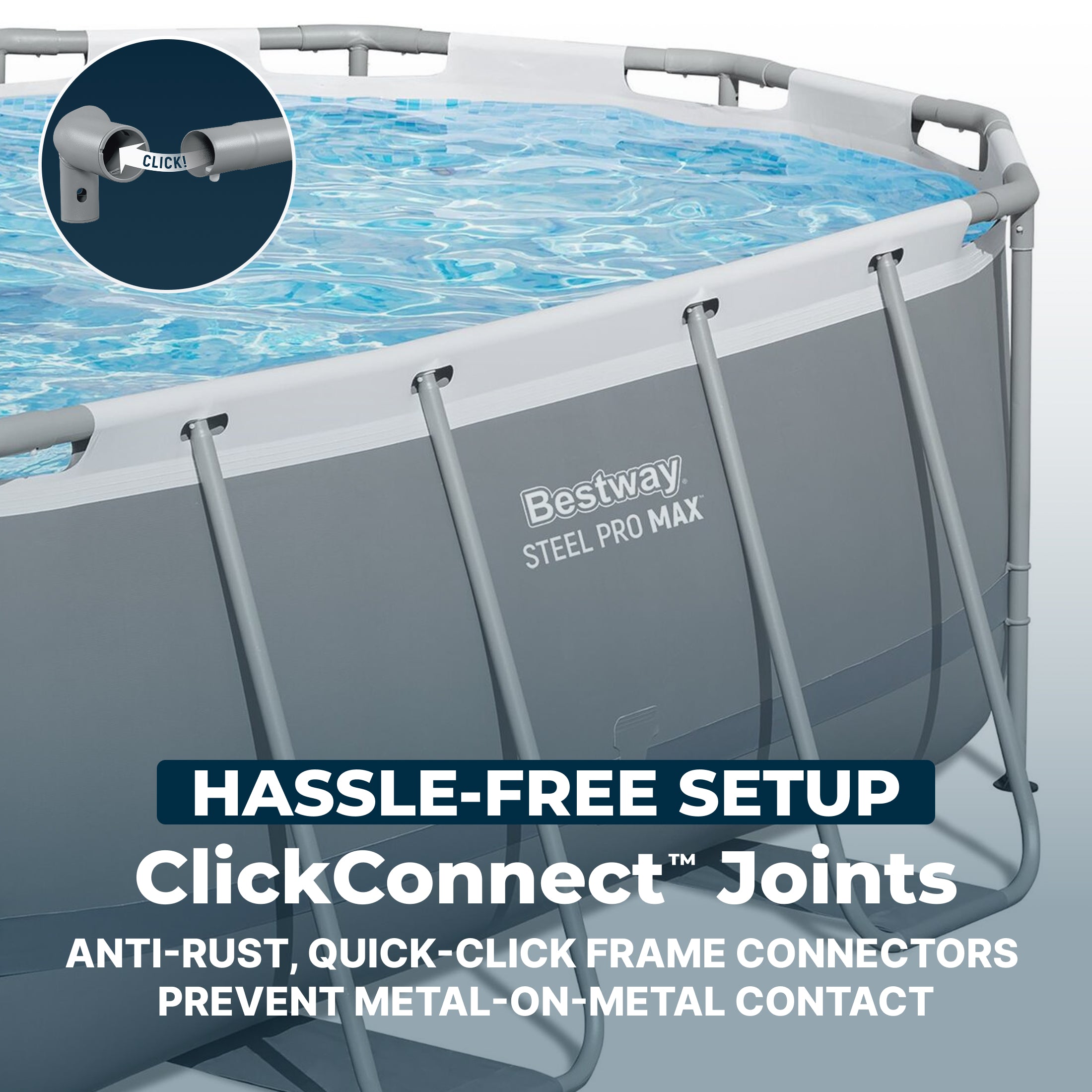 Bestway Steel Pro MAX Above Ground Pool Set 14' x 8'2" x 39.5"