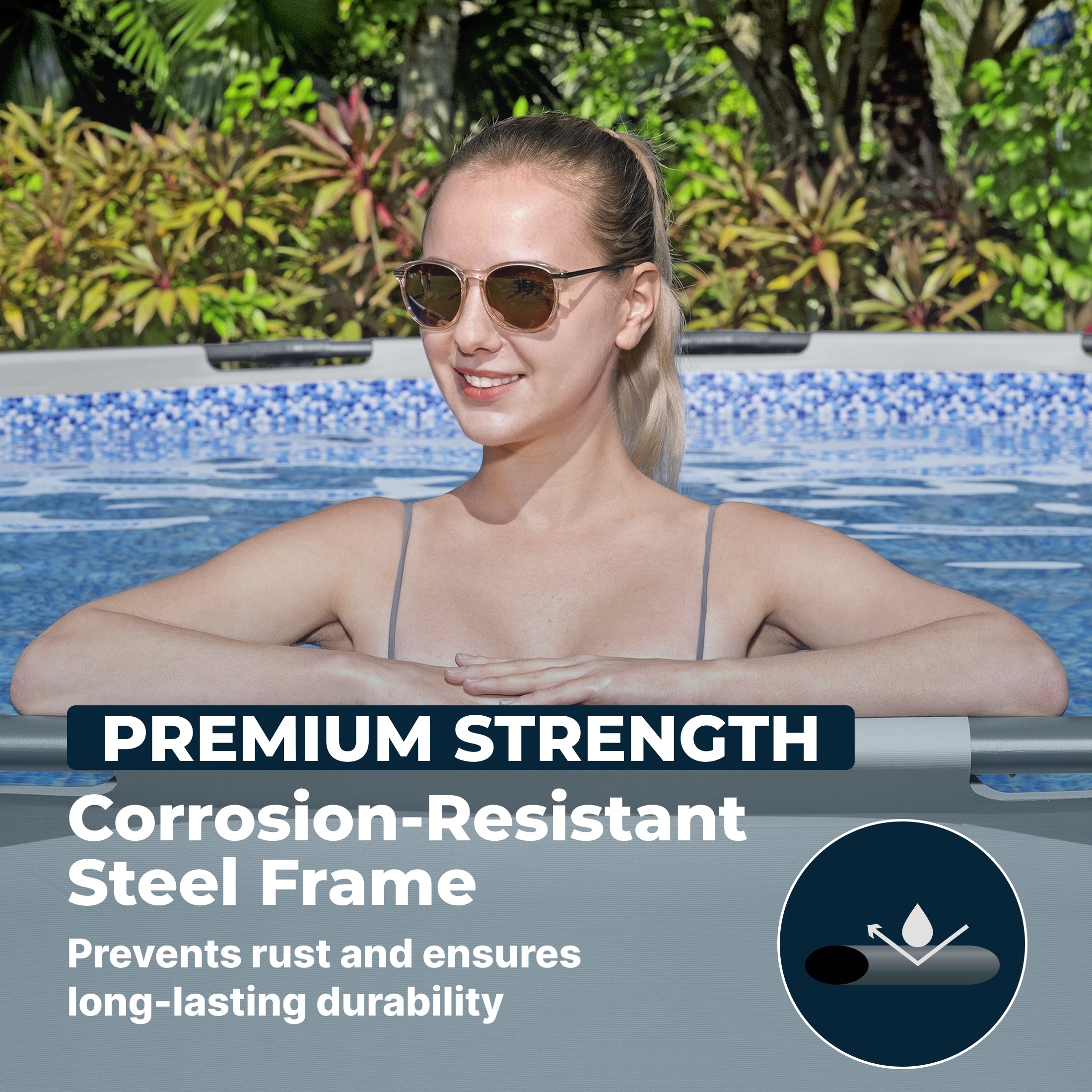 Bestway Steel Pro MAX 15' x 48" Above Ground Pool Set