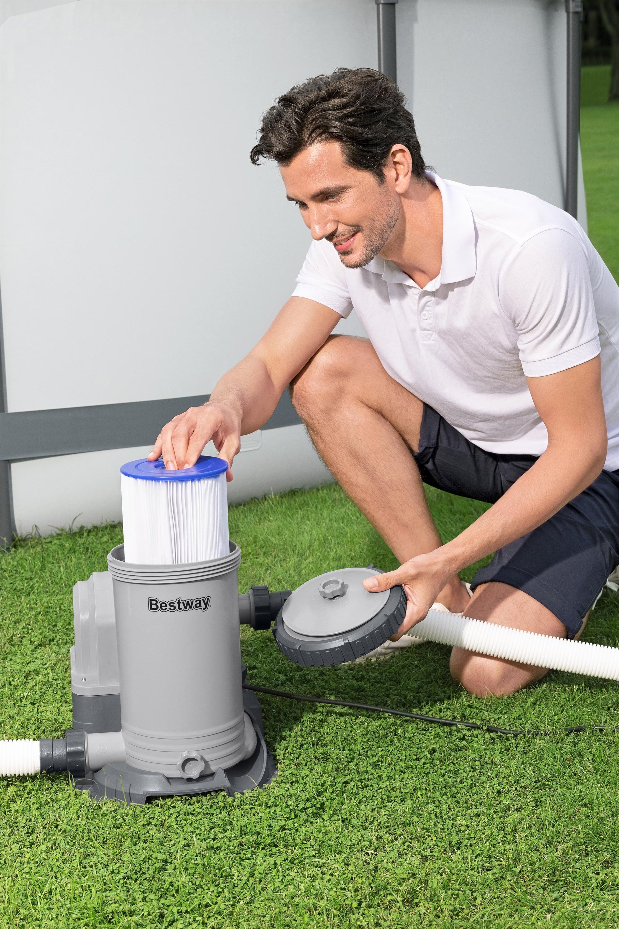 Bestway 2,500 gal. Above Ground Pool Filter Pump