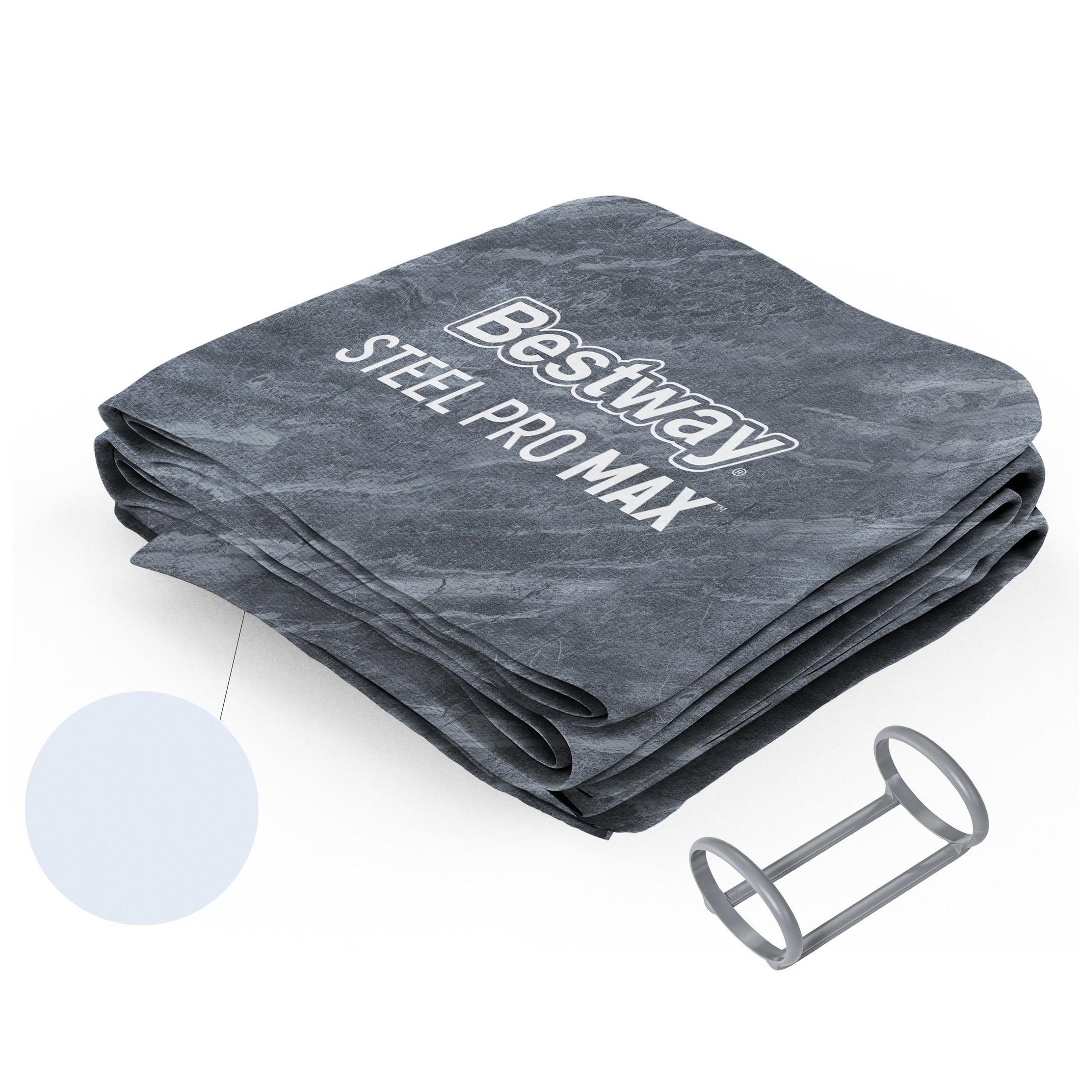 Steel Pro Max 20' x 48" Round Above Ground Pool Liner Replacement, Gray