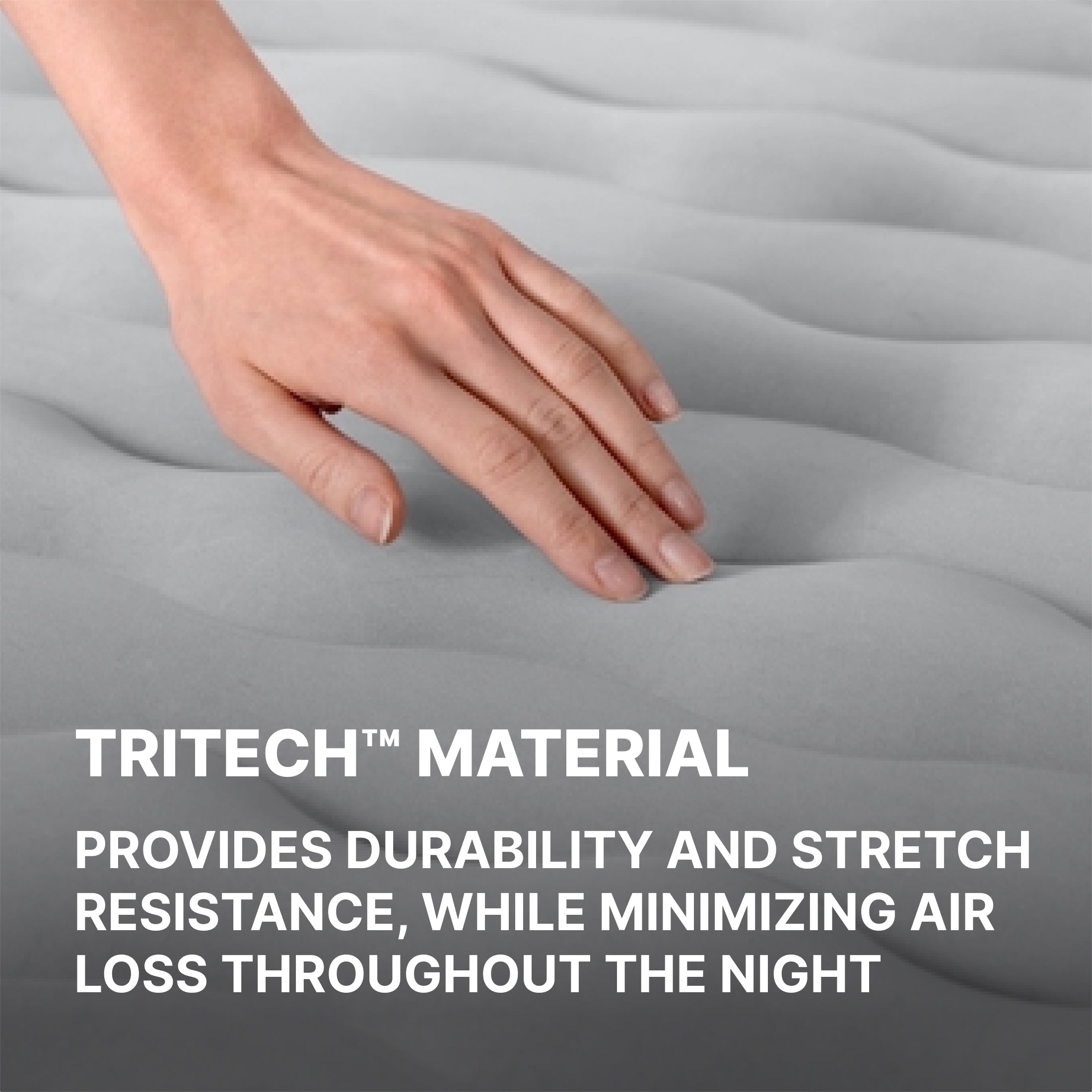 Bestway Tritech Air Mattress Queen 15" with Built-in AC Pump Included