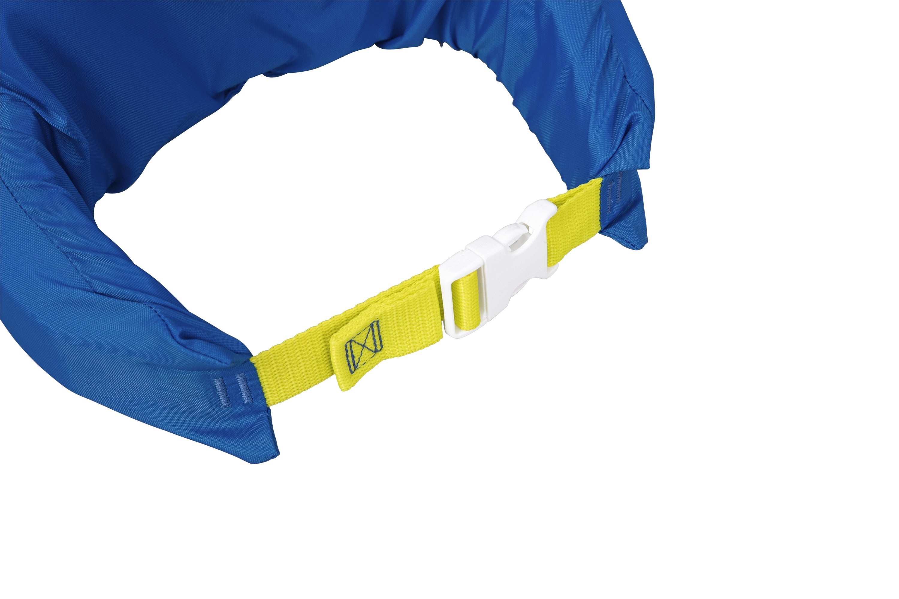 Gilet de sauvetage enfant en tissu bleu Puddle Jumper avec brassards