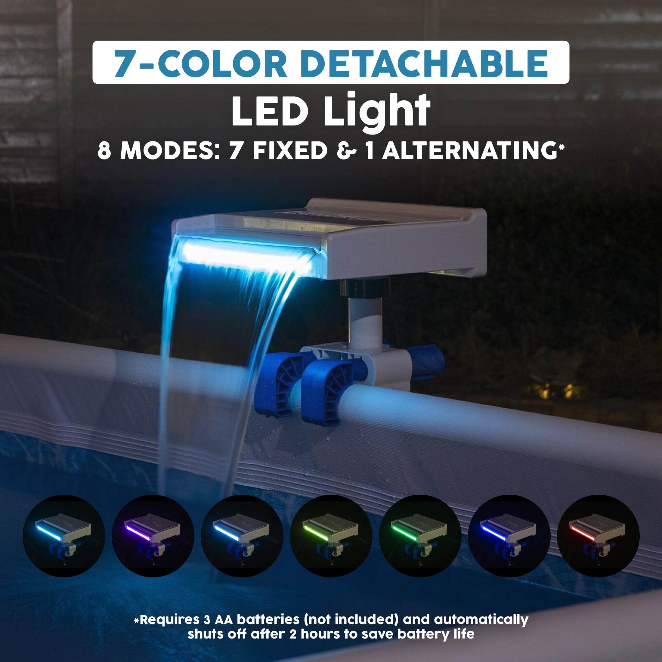 Cascade de piscine LED apaisante Bestway