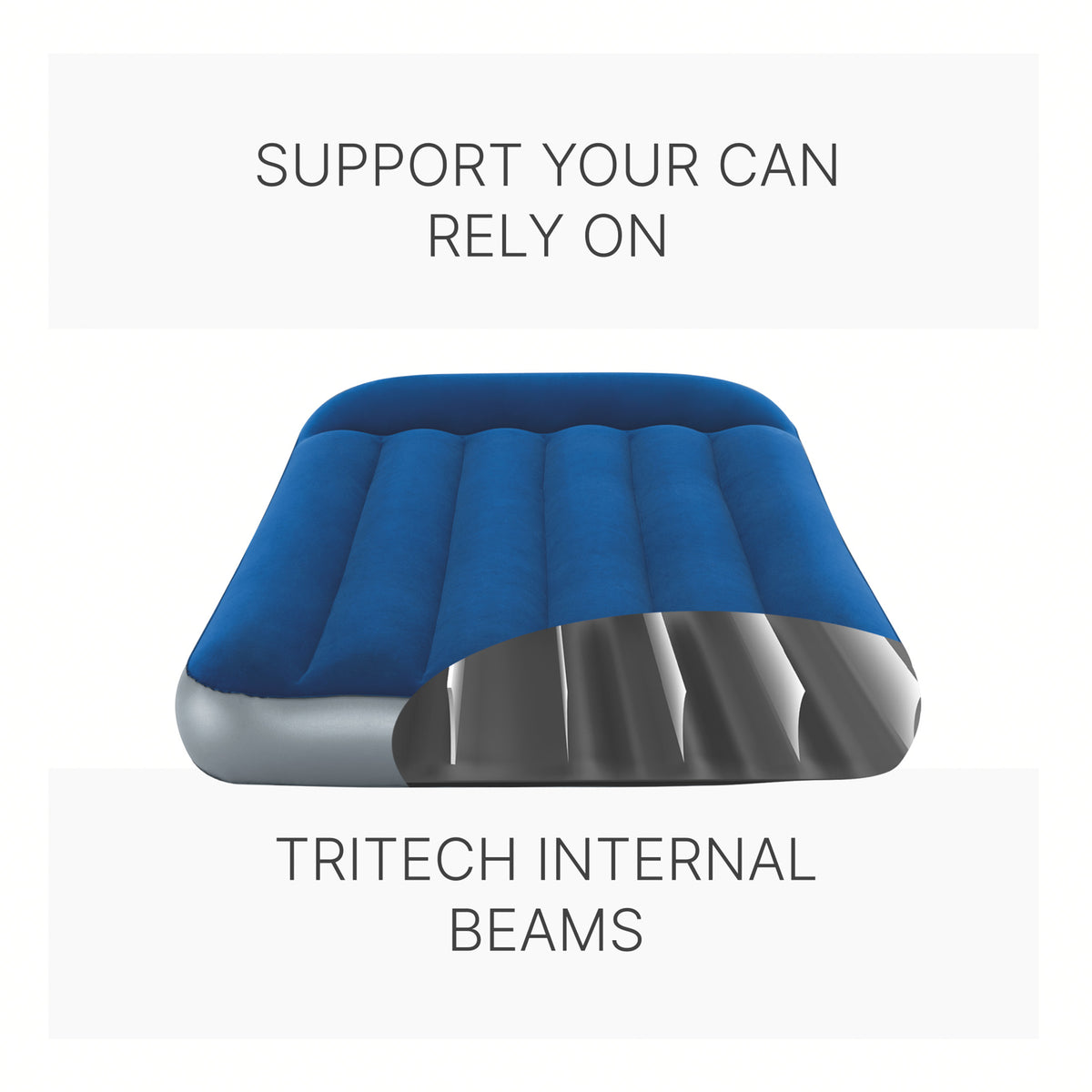 Bestway Tritech Air Mattress Twin 12” with Built-in AC Pump