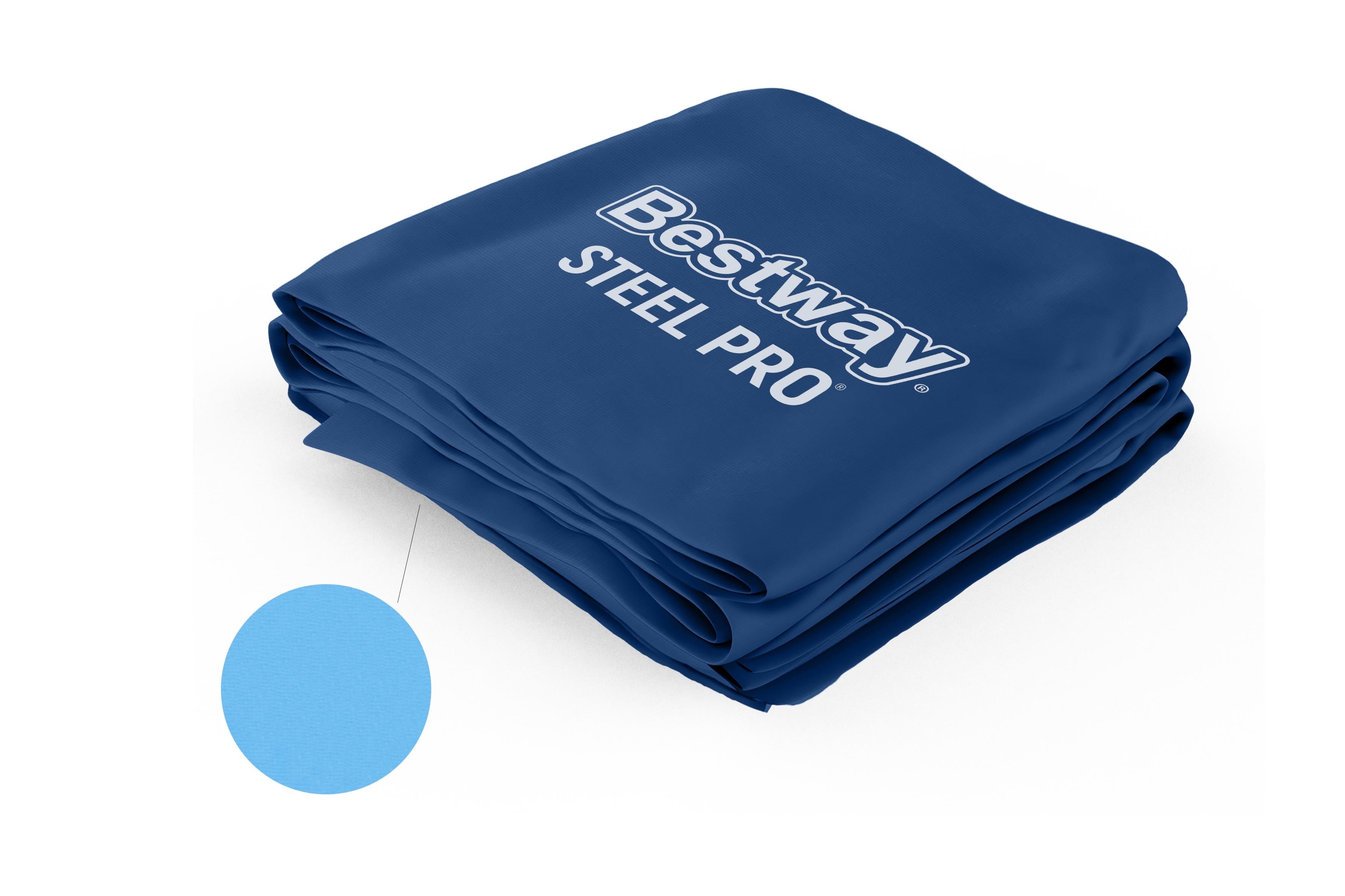 Steel Pro 10' x 30" Round Above Ground Pool Liner Replacement, Deep Blue