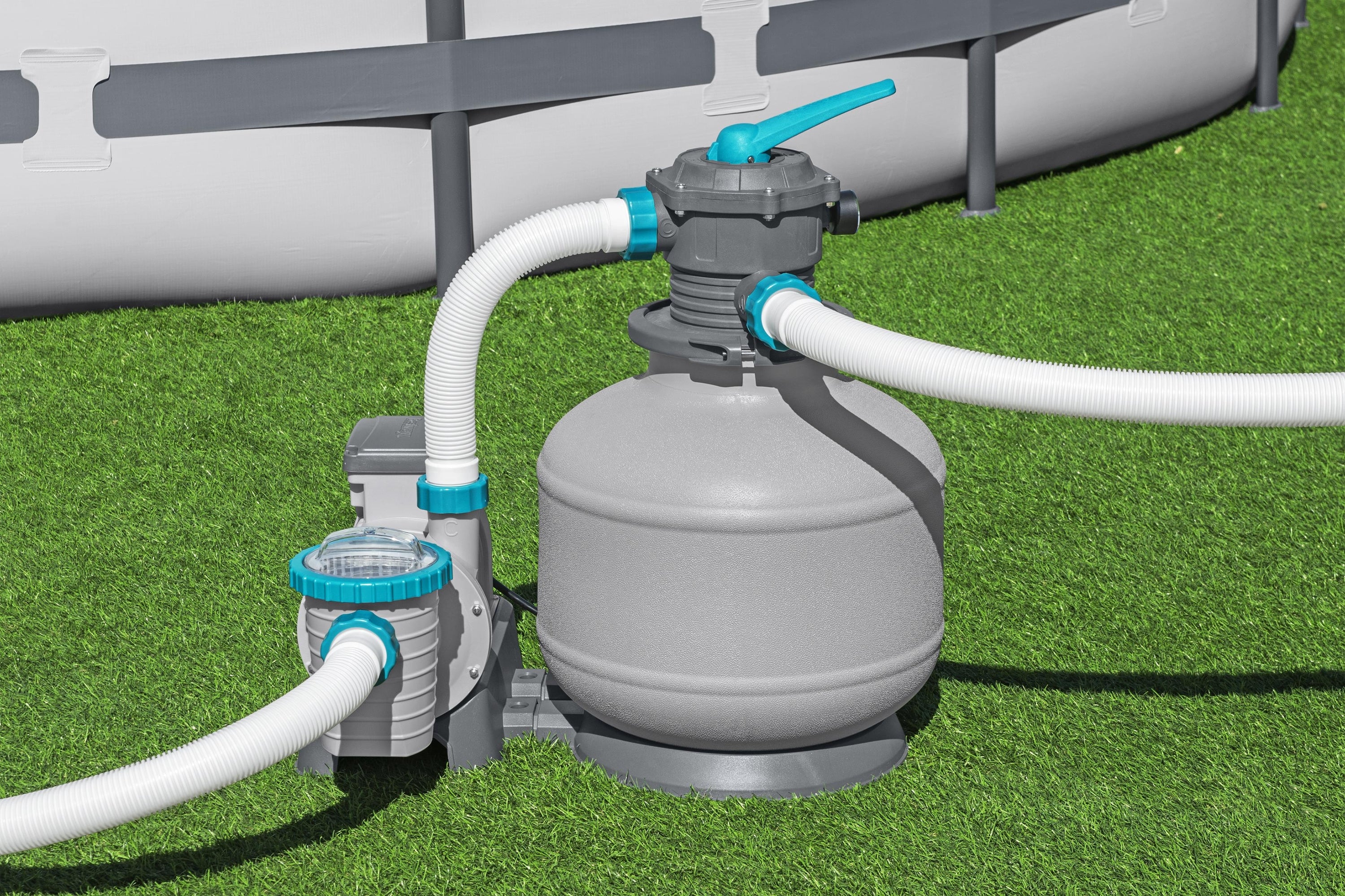 Bestway 3,000 gal. Above Ground Pool Sand Filter Pump