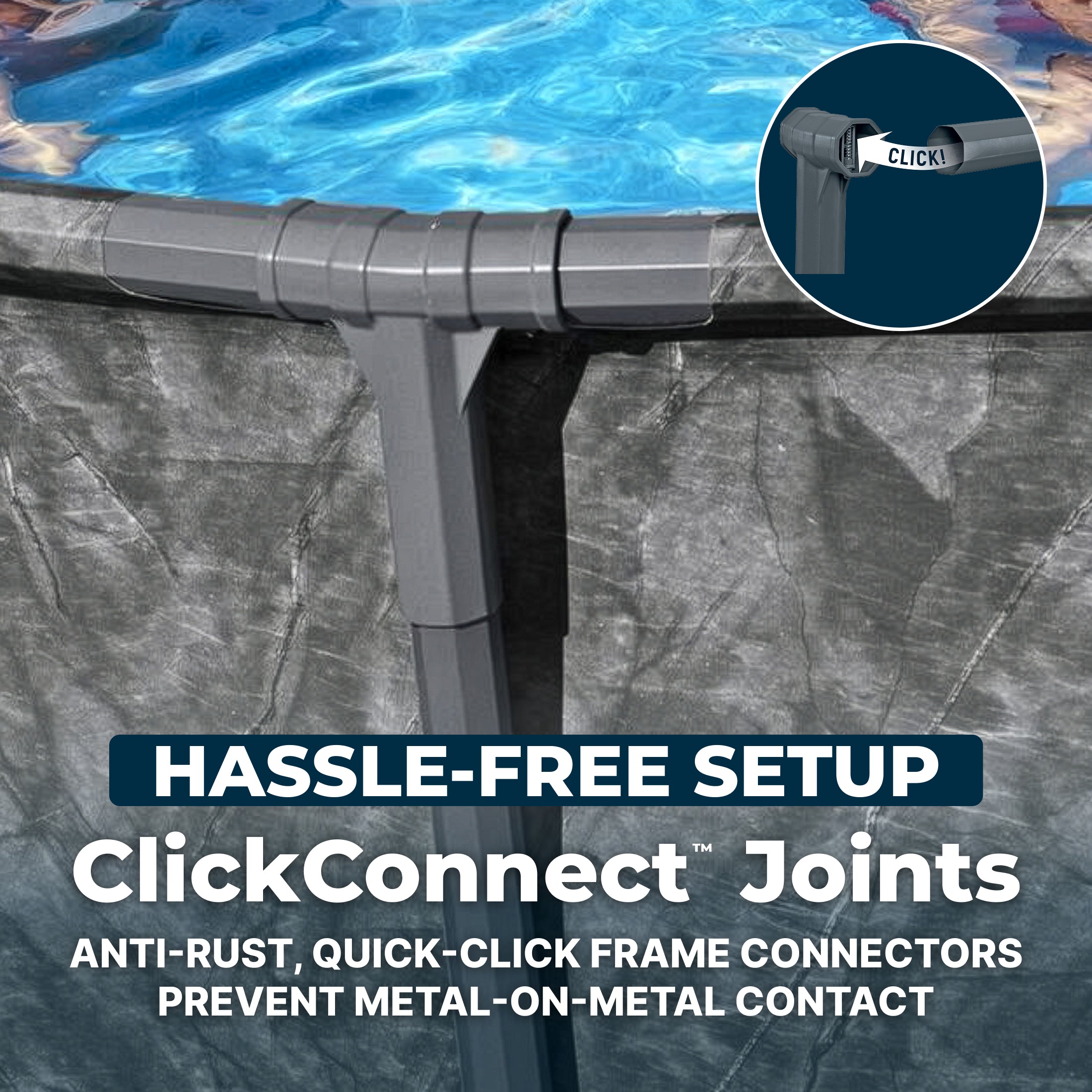 Bestway APX 365 22' x 52" Round Above Ground Pool Set