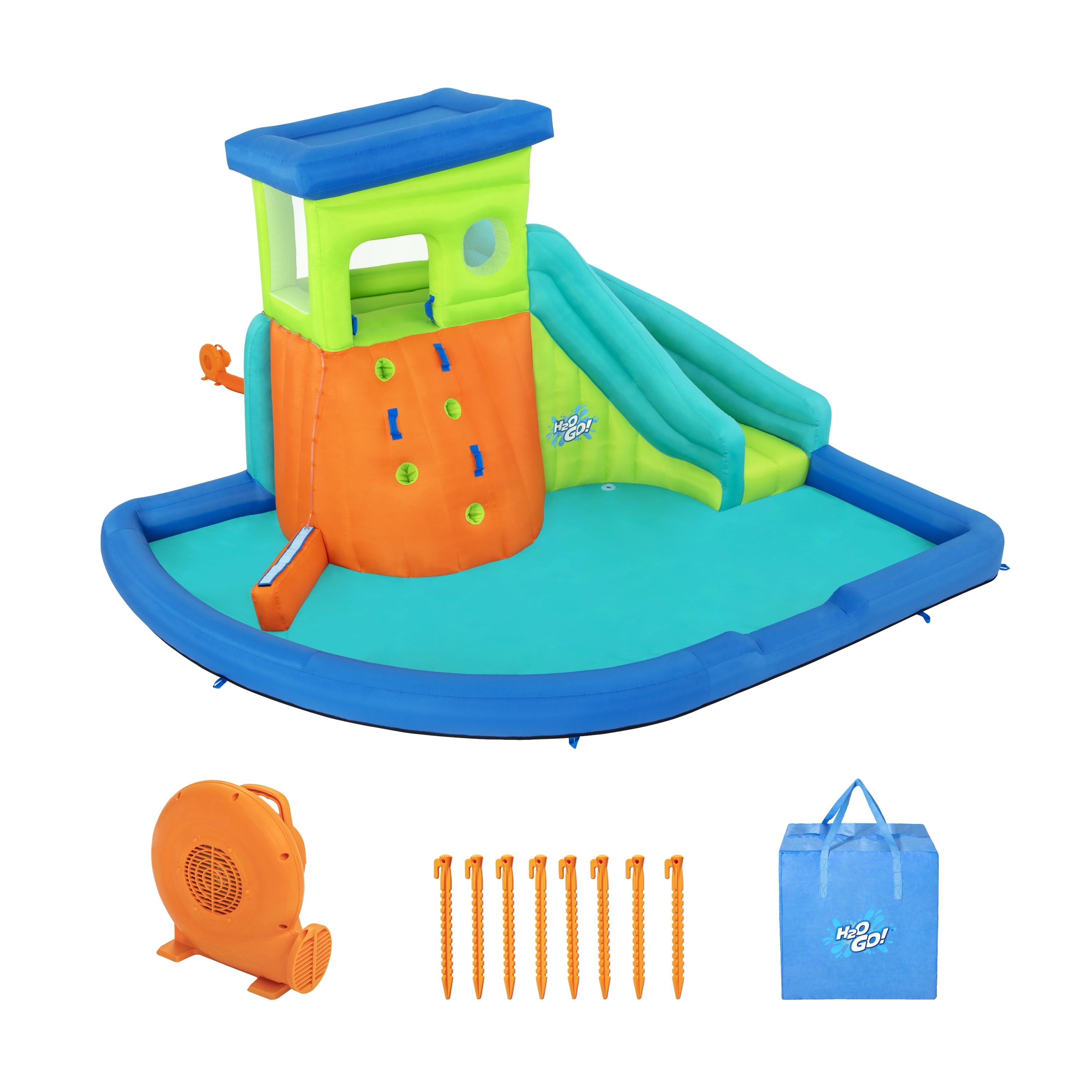 H2OGO! HydroHangout Kids Inflatable Water Park 8'5"