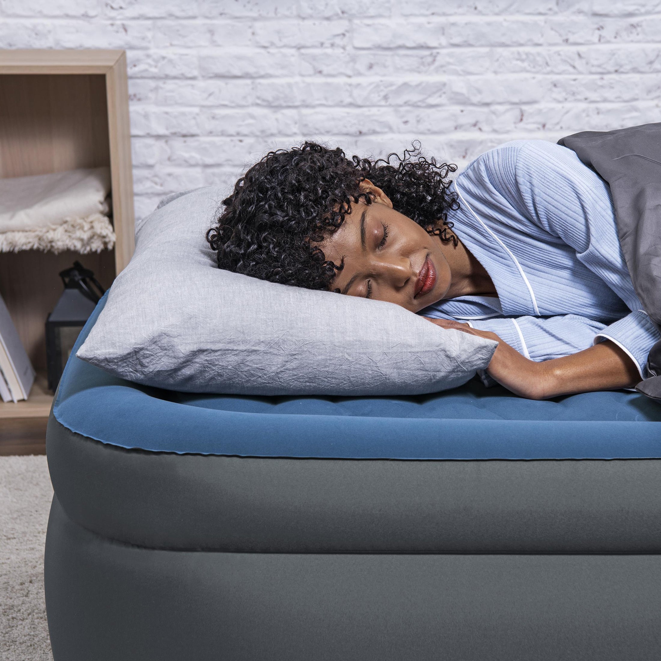 Bestway Tough Guard Air Mattress Twin 18" with Built-in AC Pump