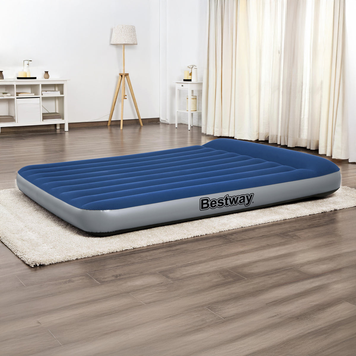 Bestway Tritech Air Mattress Queen 12” with Built-in AC Pump