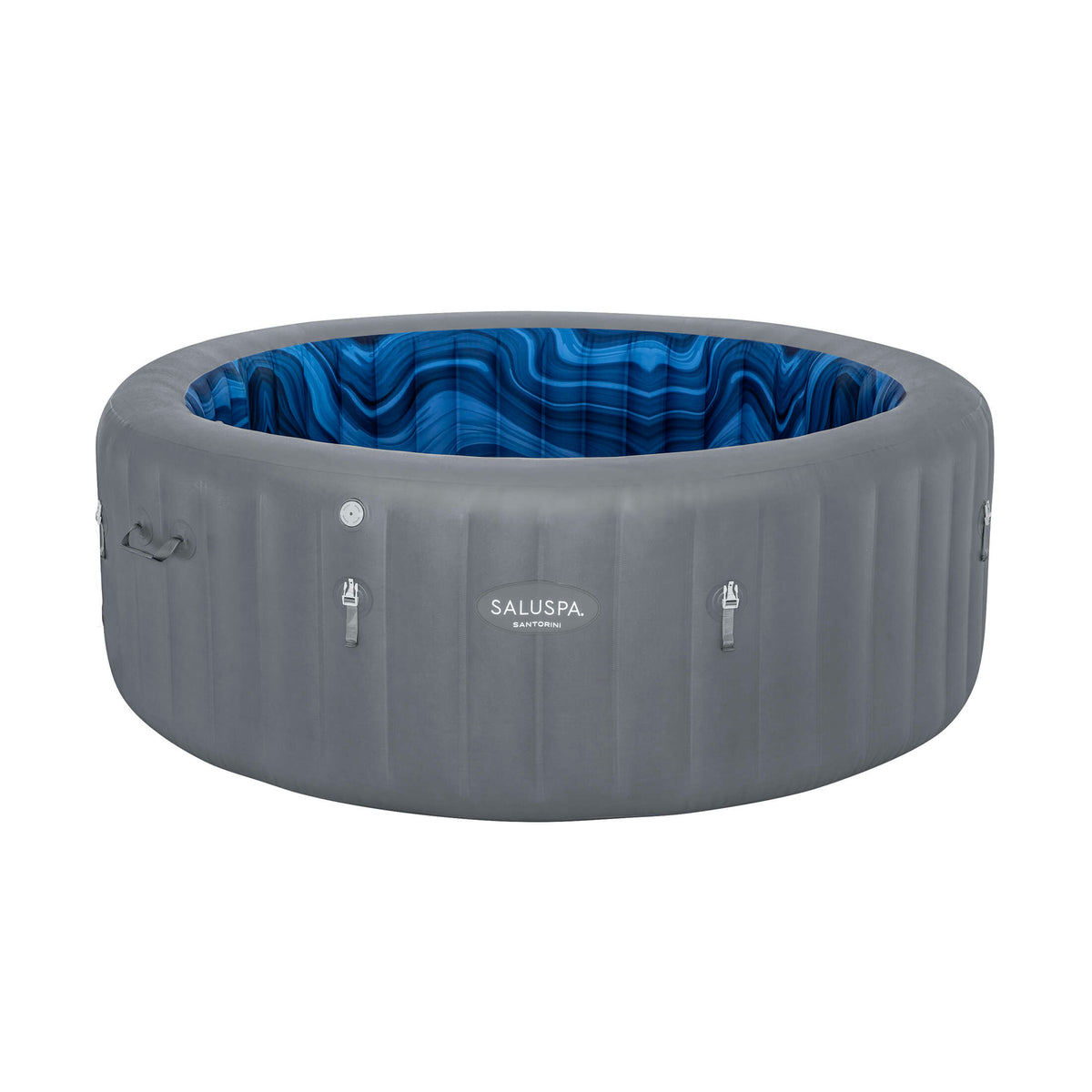 SaluSpa 85" x 31.5" Santorini AirJet Hot Tub Liner Replacement, Gray