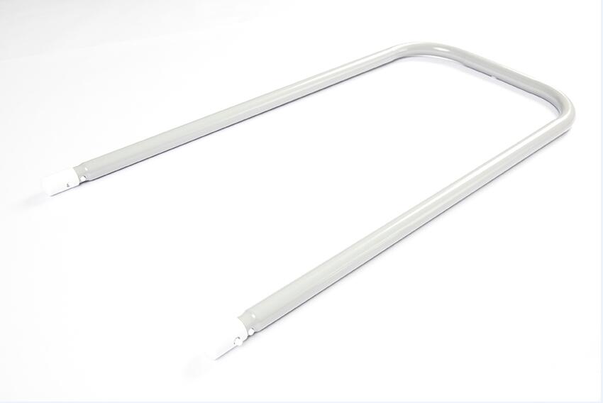 Power Steel 24' x 12' x 48" Oval Above Ground Pool U-Support Replacement, Light Gray