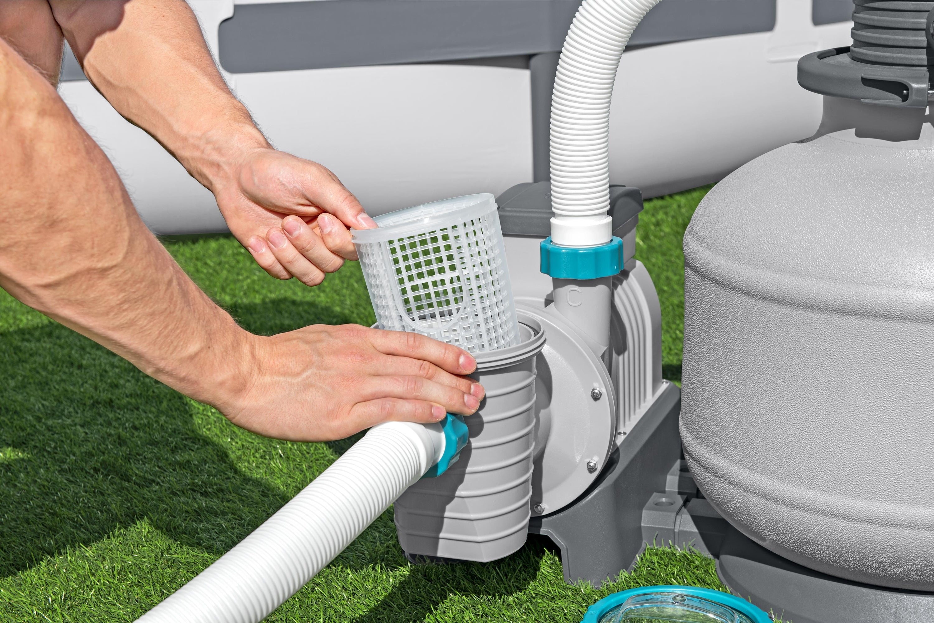 Bestway 3,000 gal. Above Ground Pool Sand Filter Pump