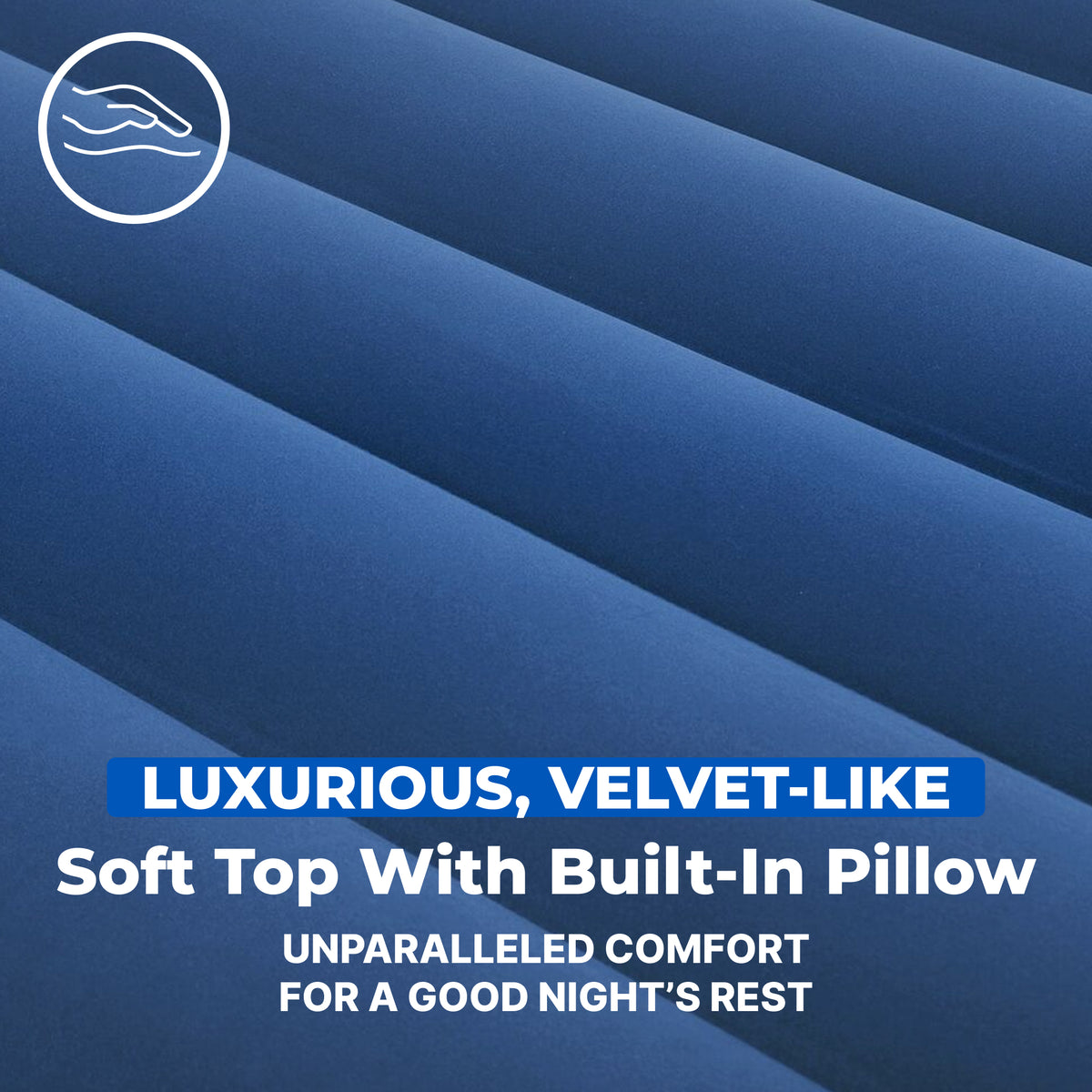 Bestway SleepSupport Air Mattress Full 12” with Built-in AC Pump