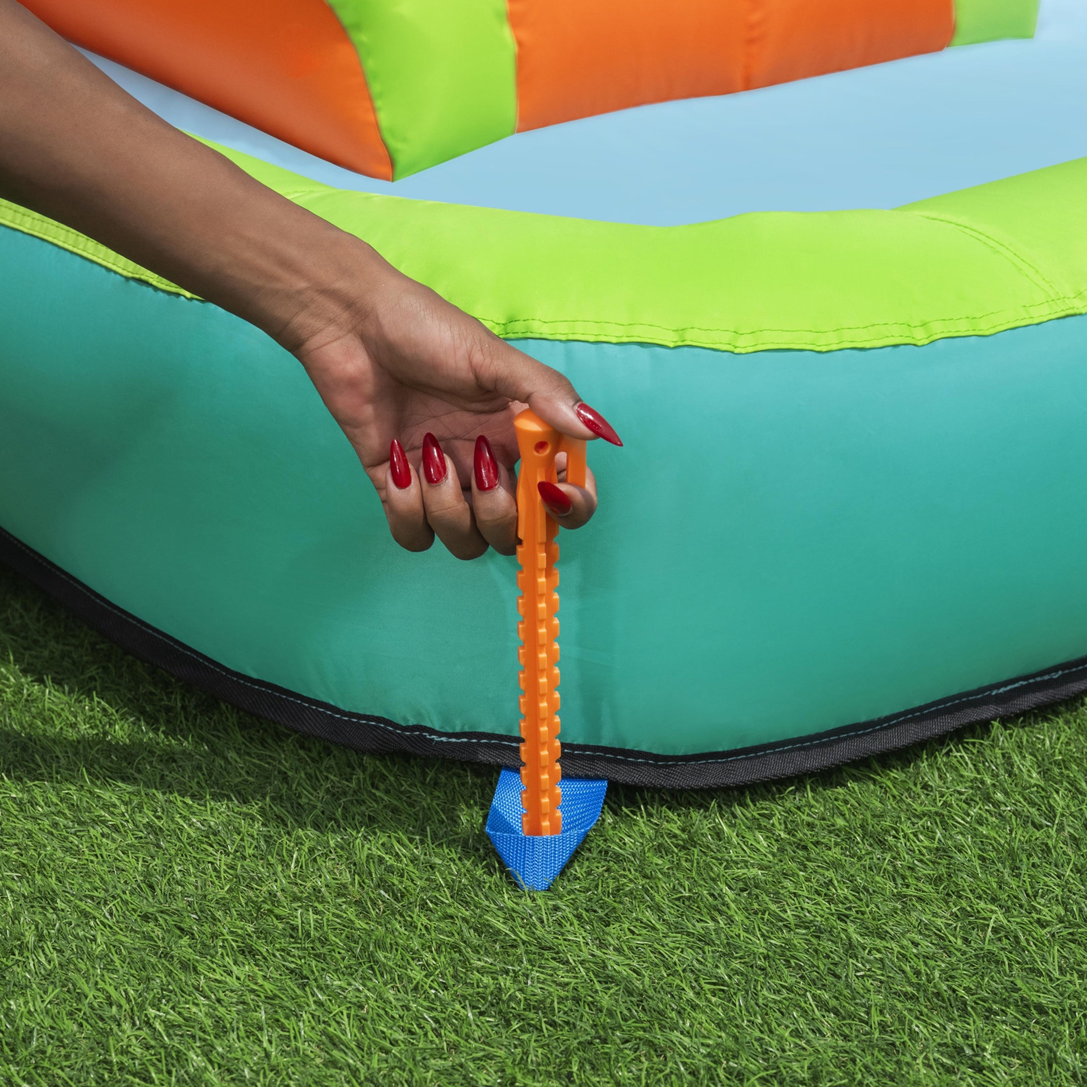 H2OGO! Kids Tropical Outdoor Inflatable Mega Bouncer