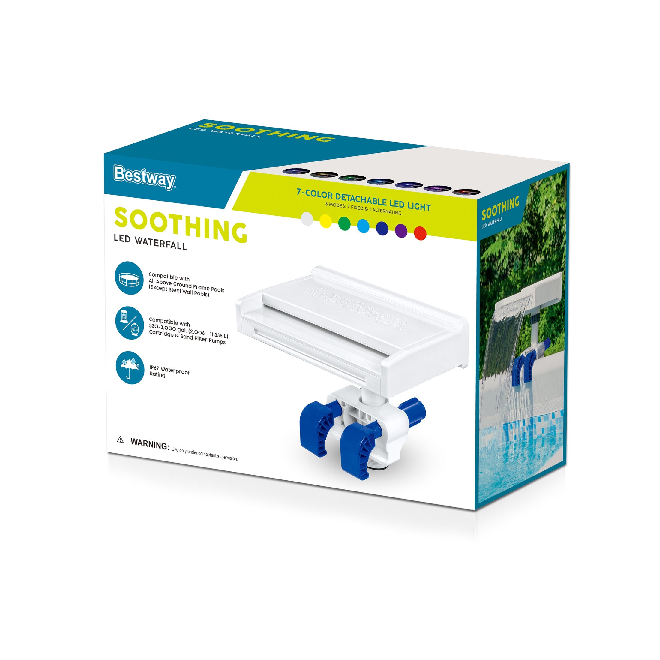 Cascade de piscine LED apaisante Bestway