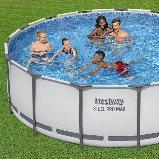 Ensemble de piscine hors sol Bestway Steel Pro MAX 15 pi x 48 po