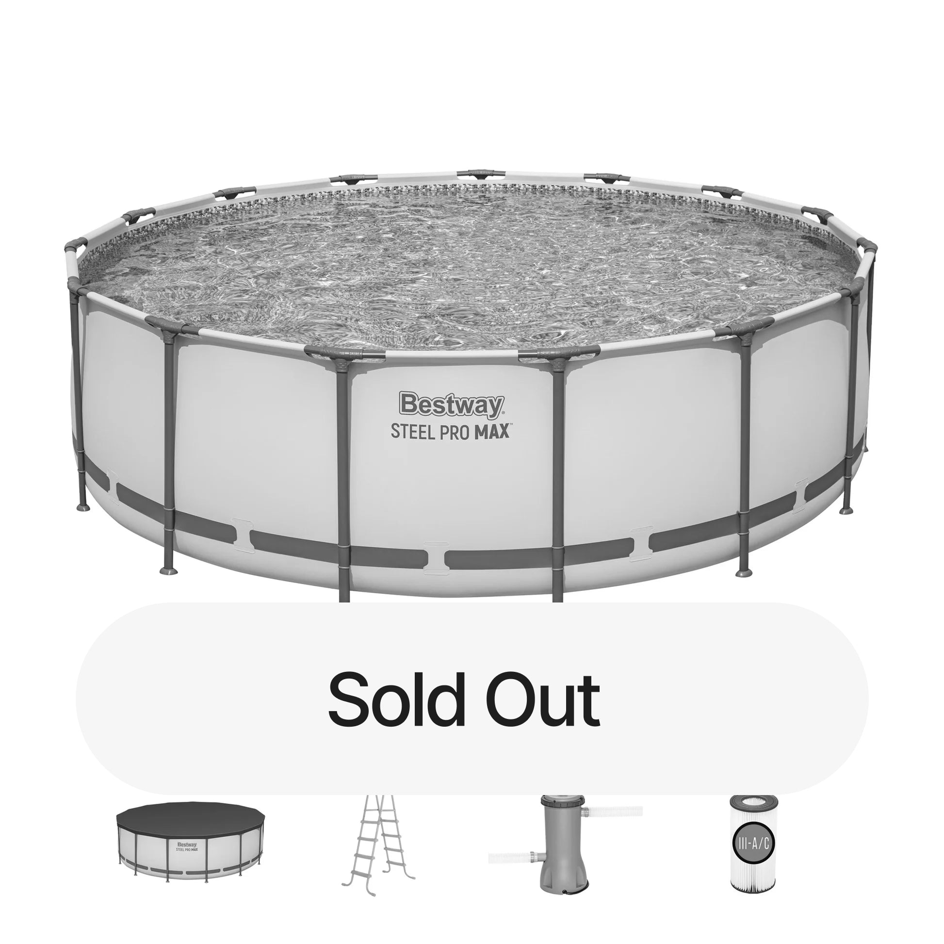 Bestway Steel Pro MAX 15' x 48" Above Ground Pool Set