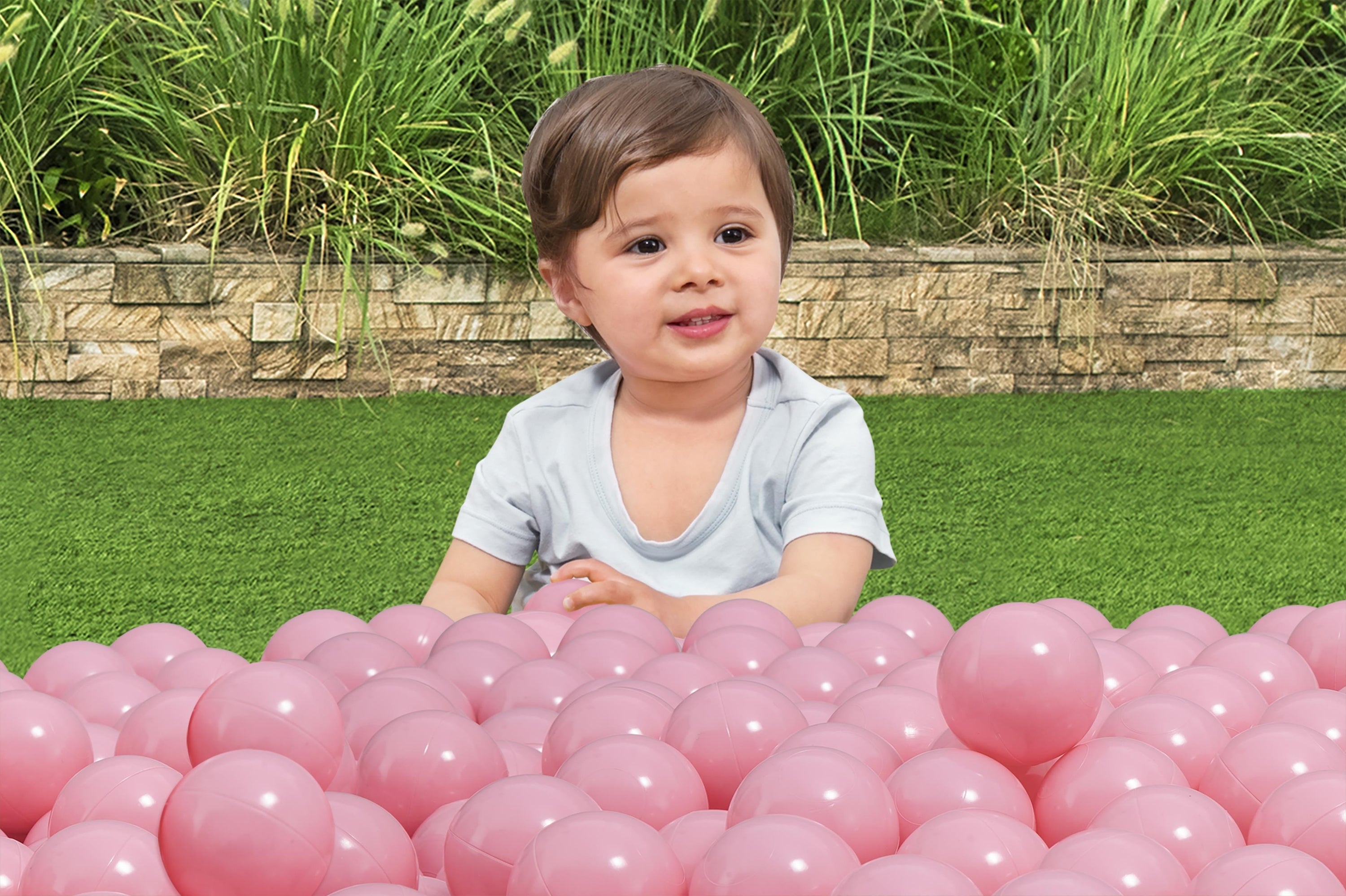 Bestway 250 Play Balls, Light Pink