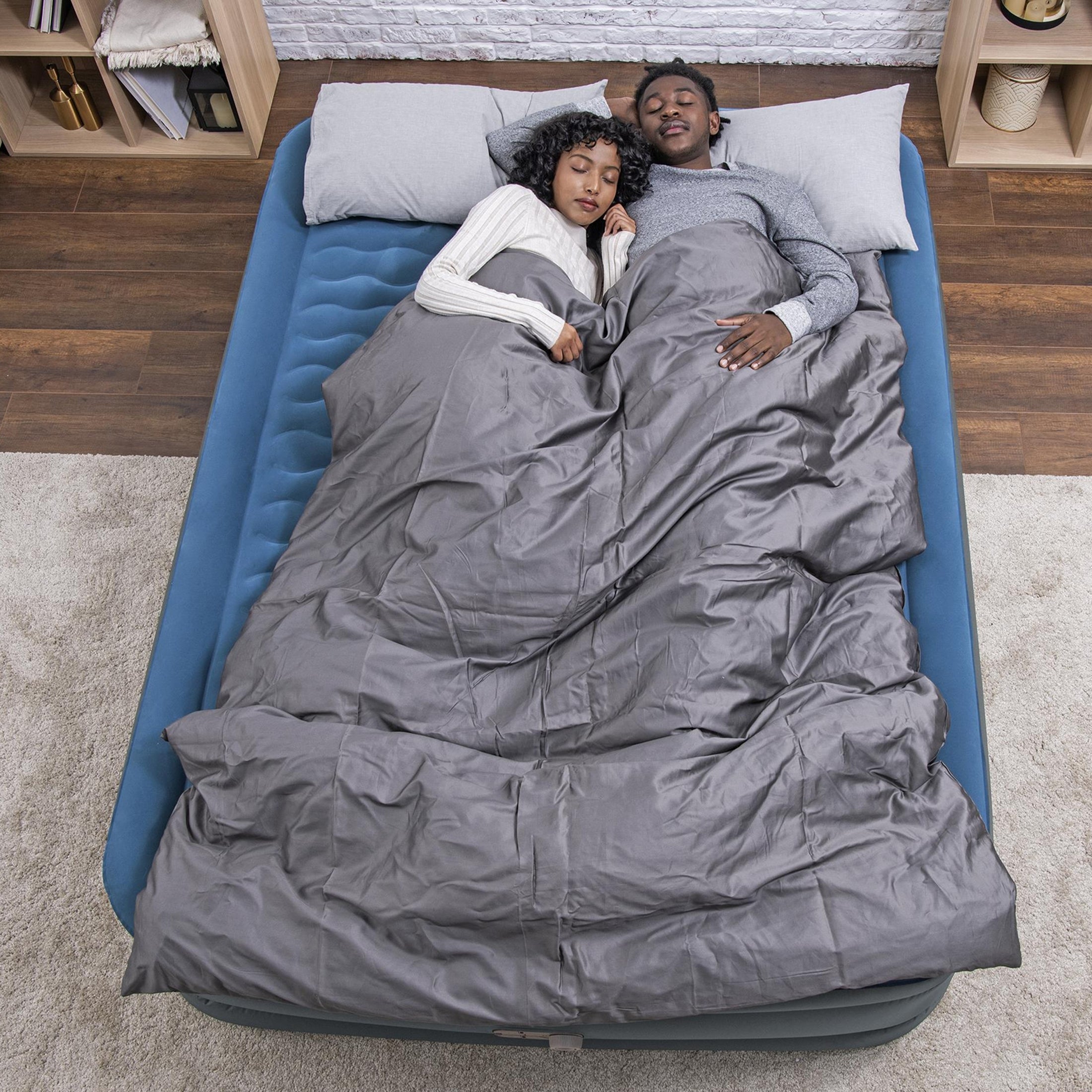 Bestway Tough Guard Air Mattress Queen 18" with Built-in AC Pump