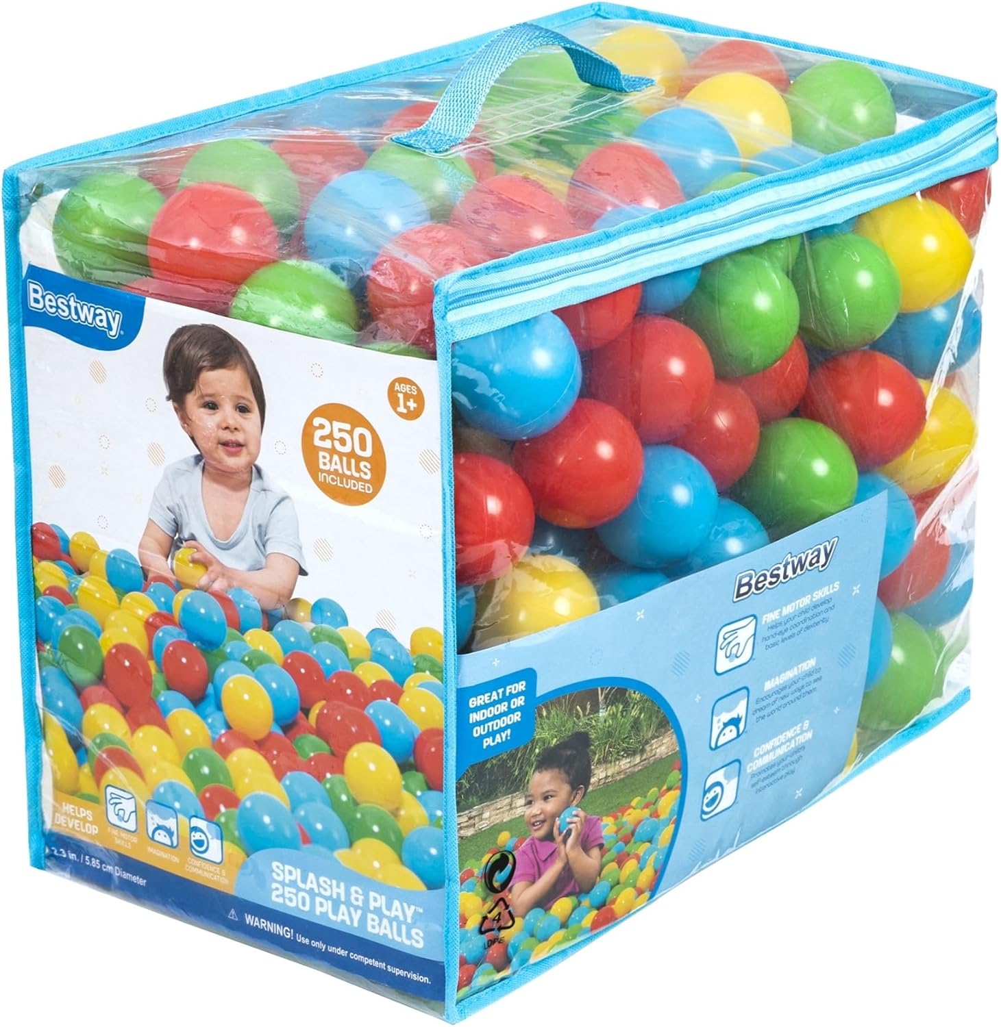 Bestway Splash &amp; Play 250 pelotas de juego