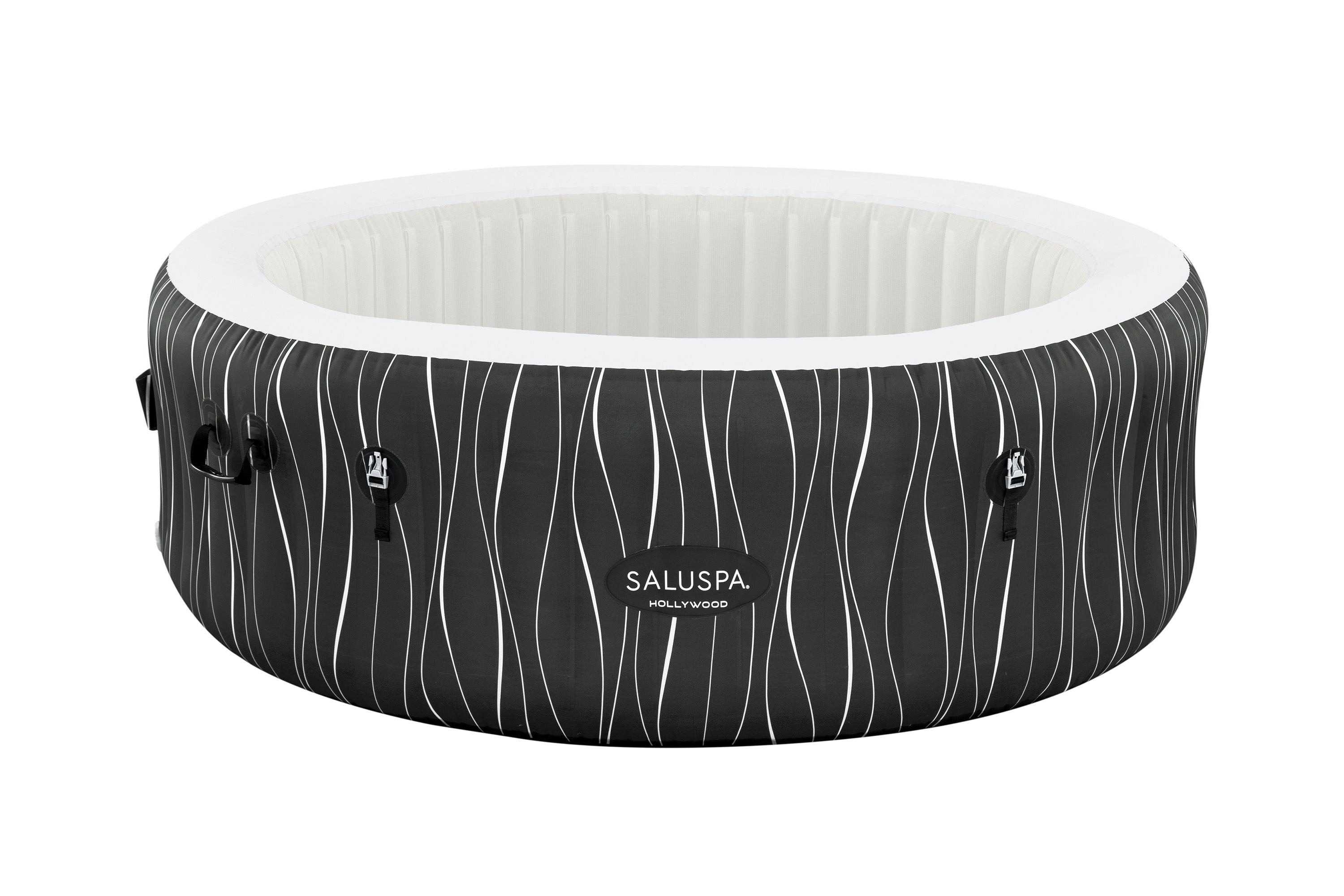 SaluSpa Hollywood AirJet Hot Tub Liner Replacement, Black Waves