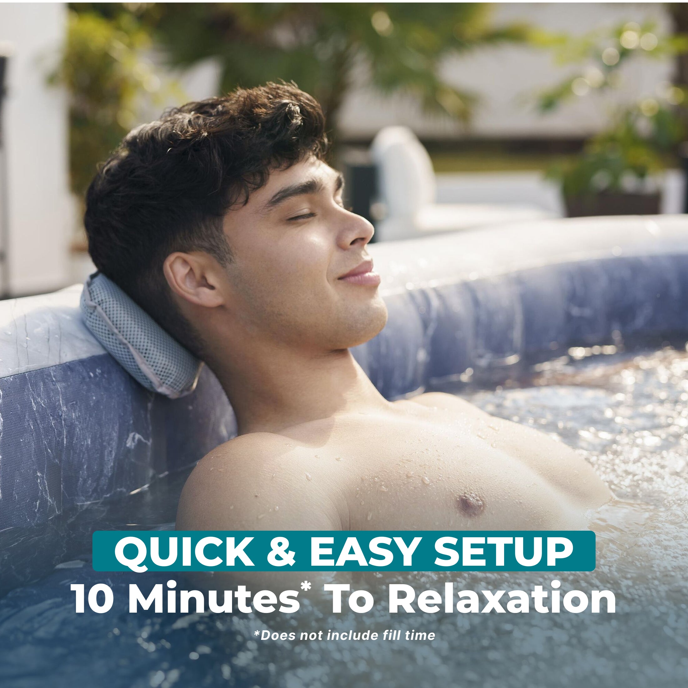 SaluSpa San Francisco Energy-Efficient Smart HydroJet Pro Inflatable Hot Tub with App Control 5-7 person